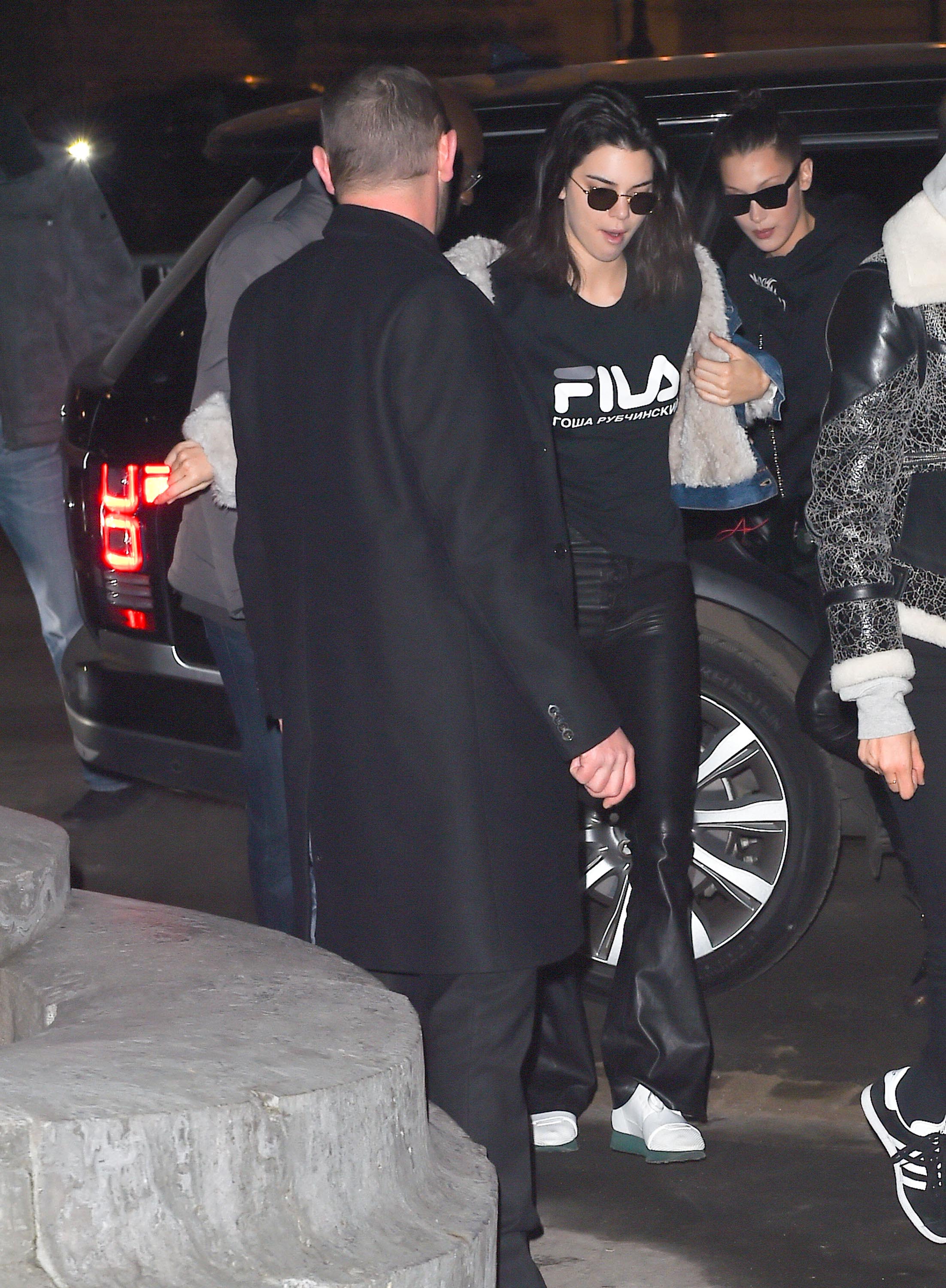 Bella Hadid & Kendall Jenner out in Paris