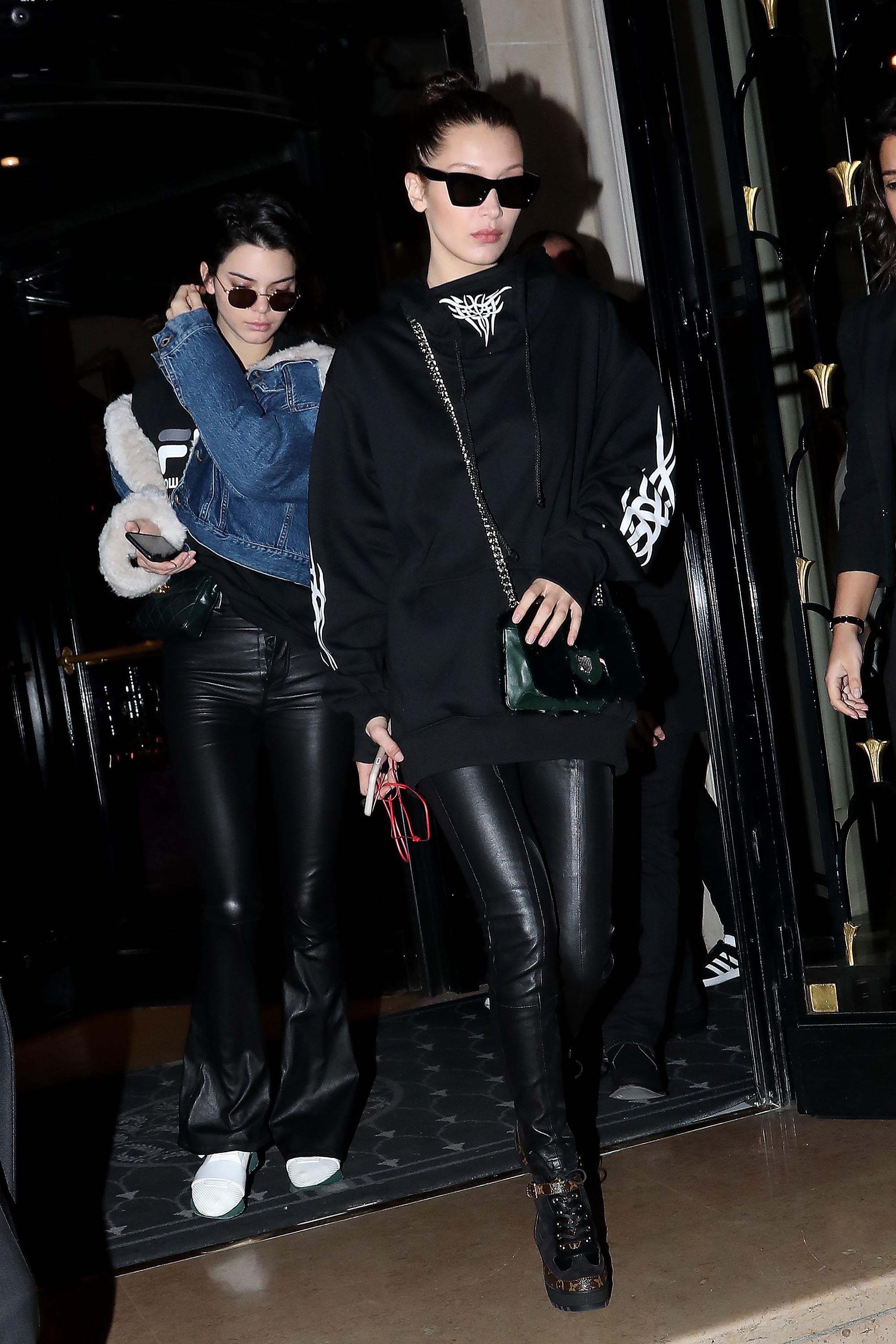 Bella Hadid & Kendall Jenner out in Paris