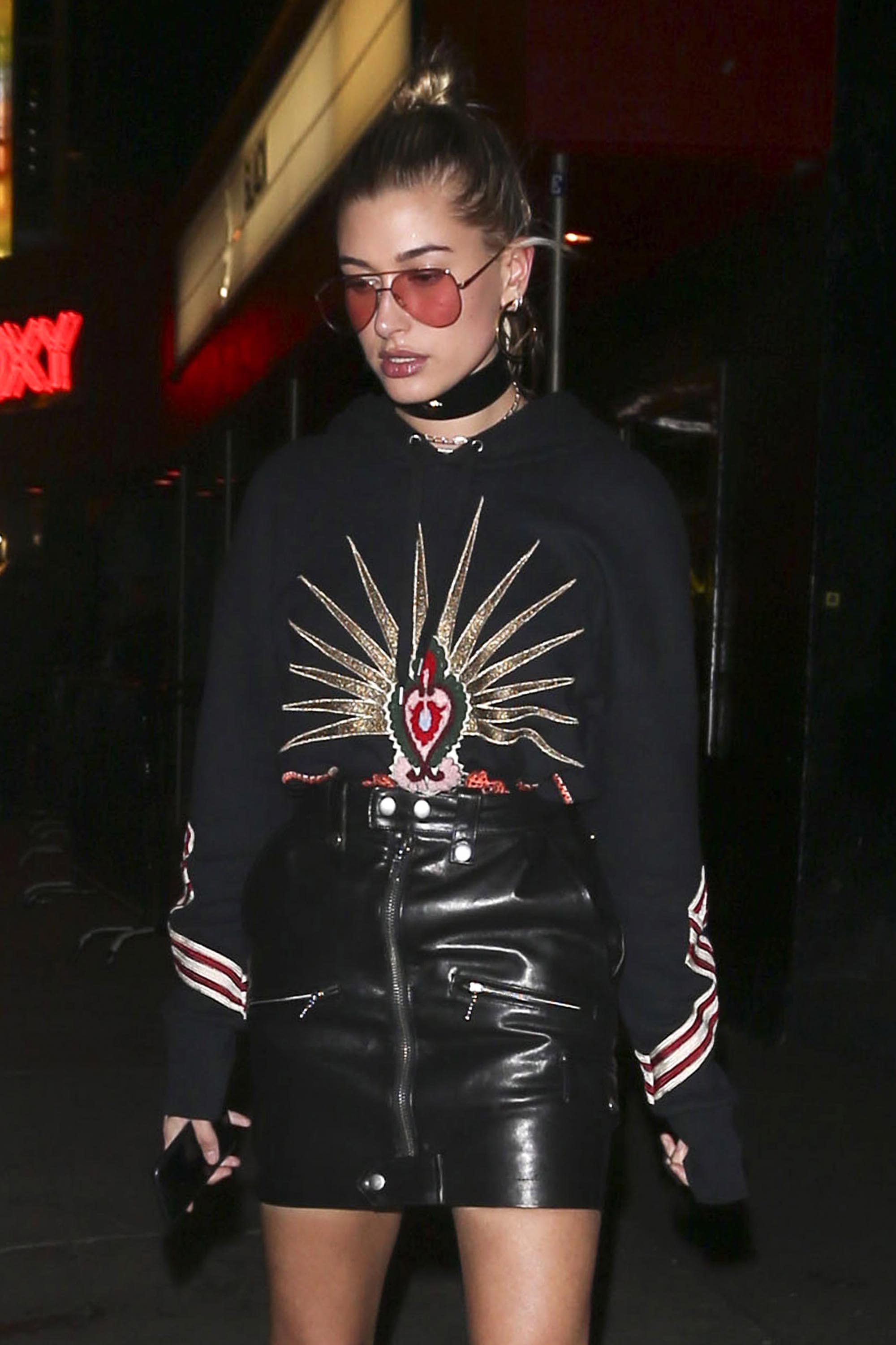 Hailey Baldwin is seen in LA