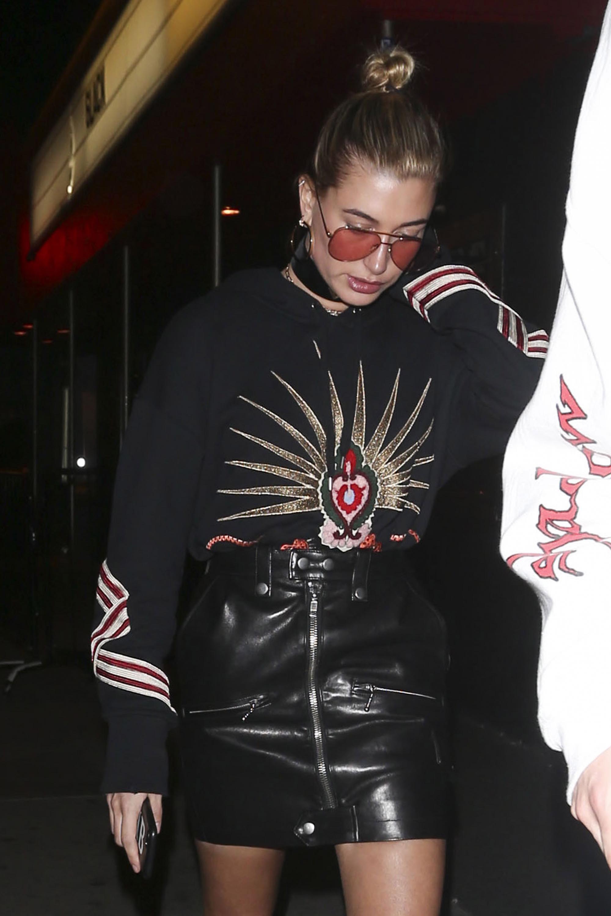 Hailey Baldwin is seen in LA