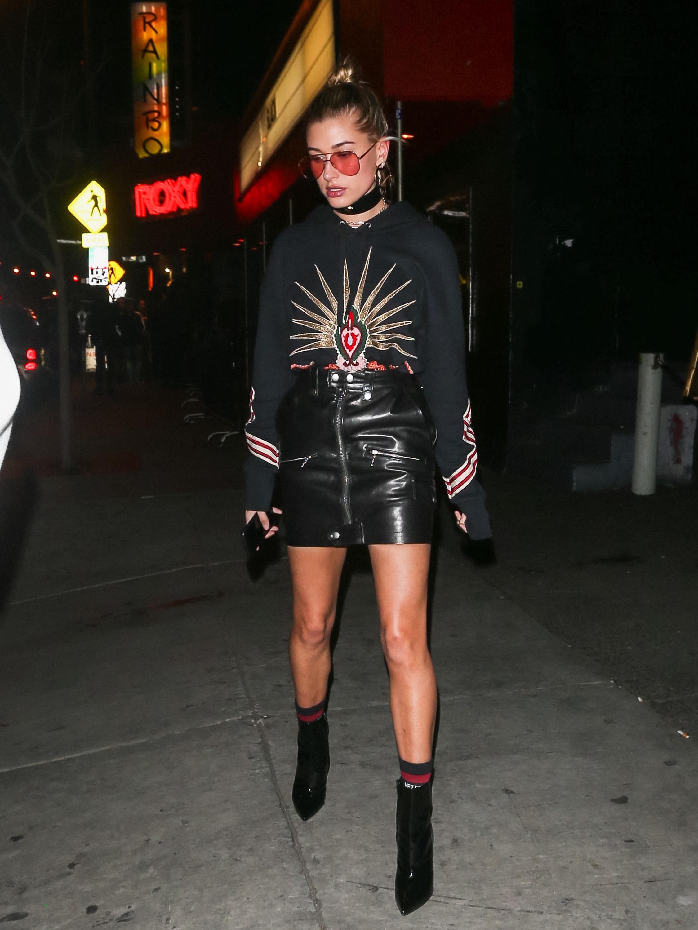 Hailey Baldwin is seen in LA