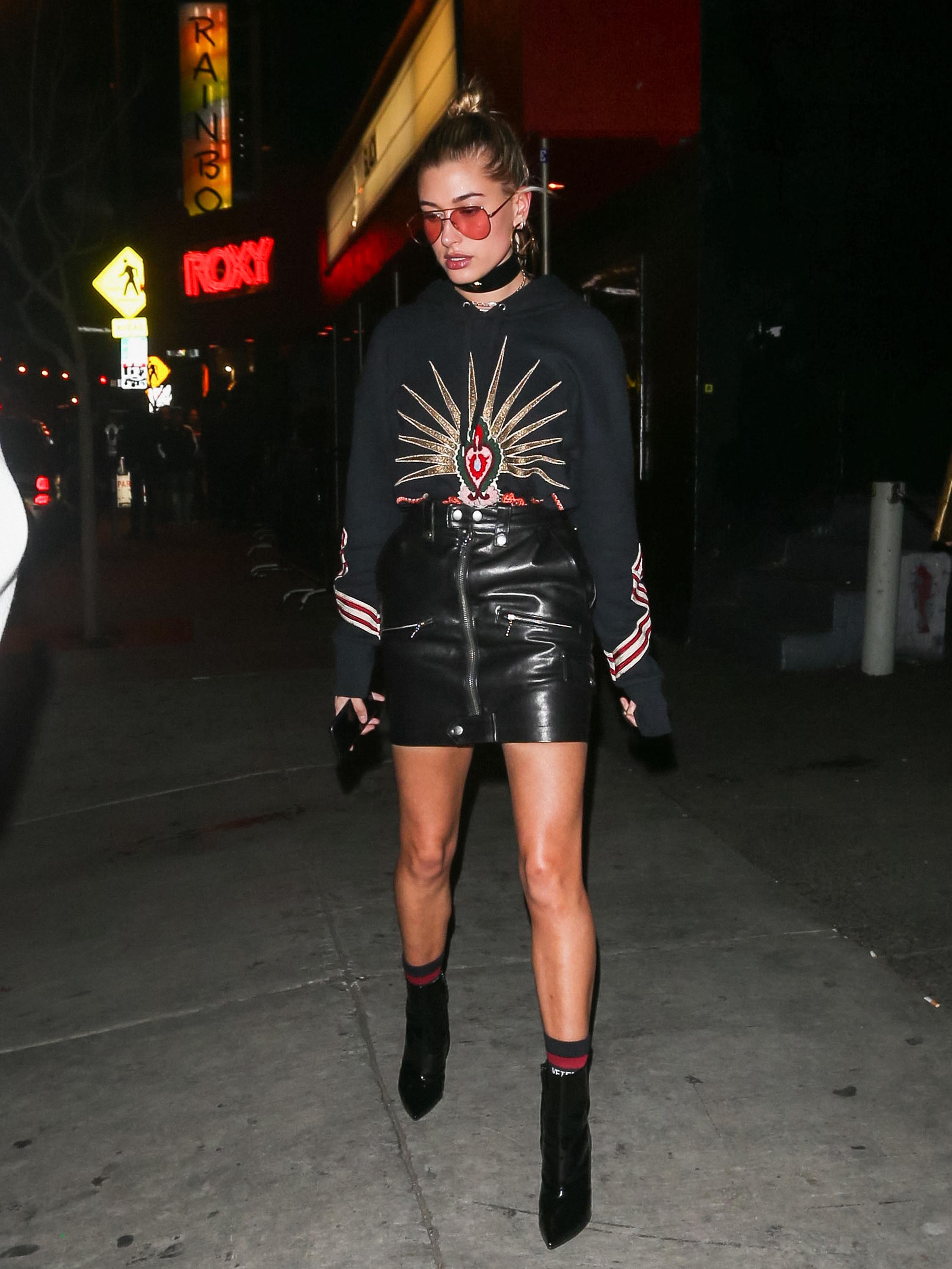 Hailey Baldwin is seen in LA