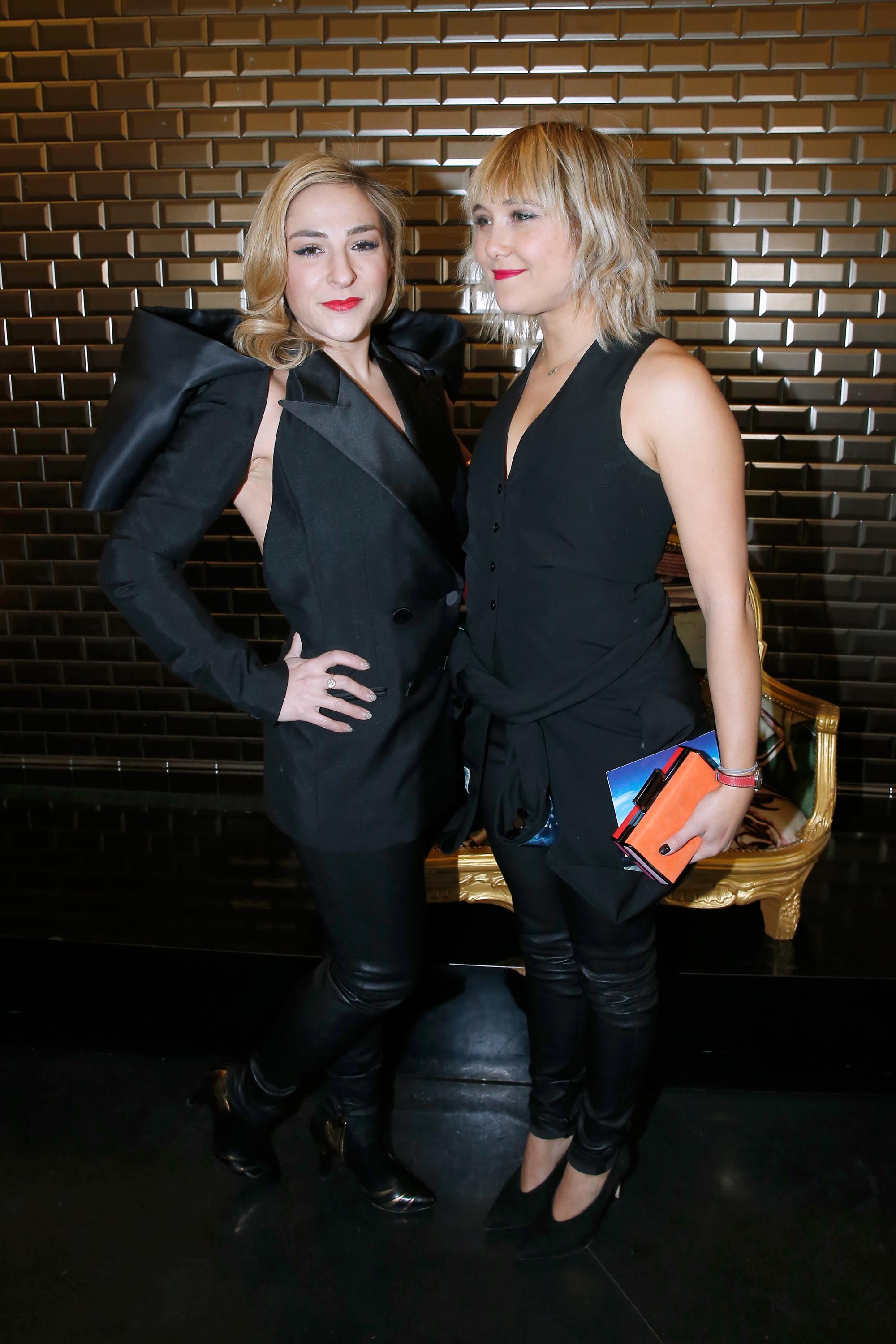 Marilou Berry & Berengere Krief attend the Jean Paul Gaultier Haute Couture Spring Summer 2017 show