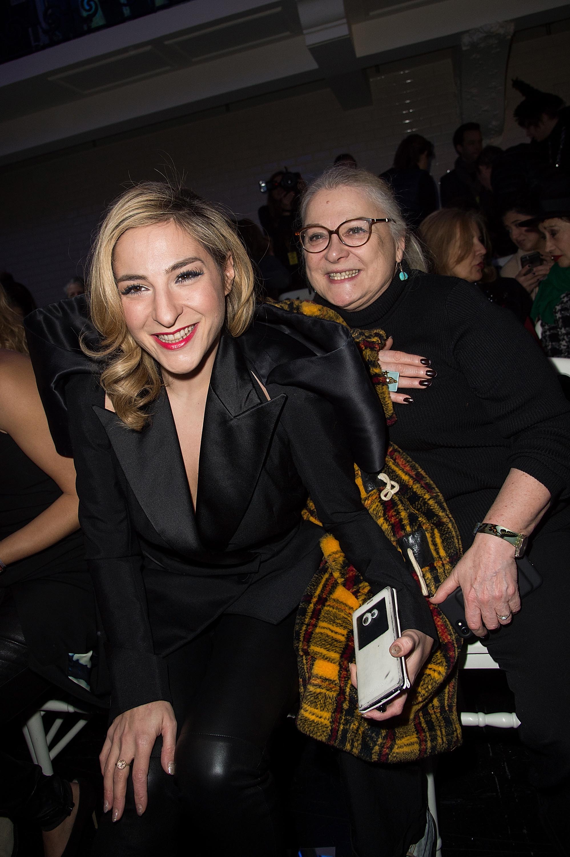 Marilou Berry & Berengere Krief attend the Jean Paul Gaultier Haute Couture Spring Summer 2017 show