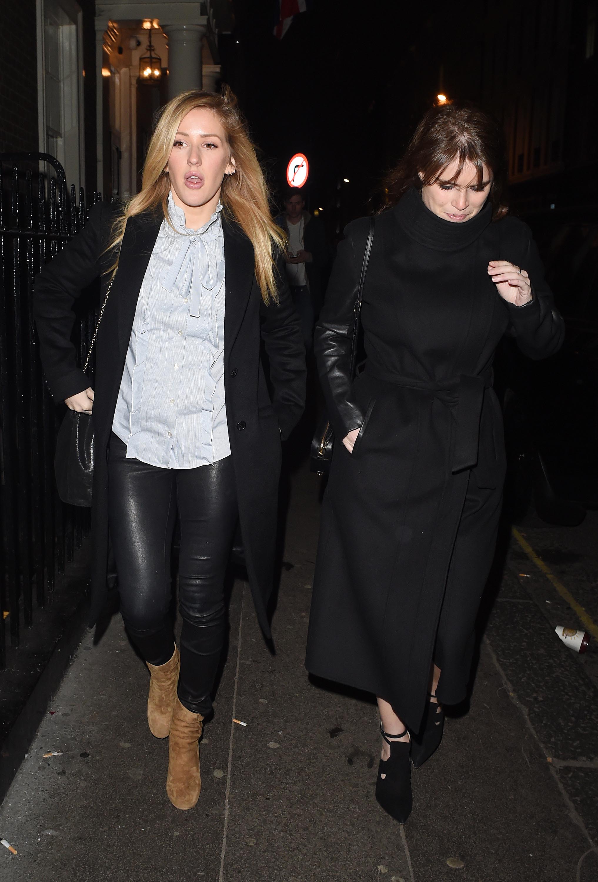 Ellie Goulding leaving the Arts Club