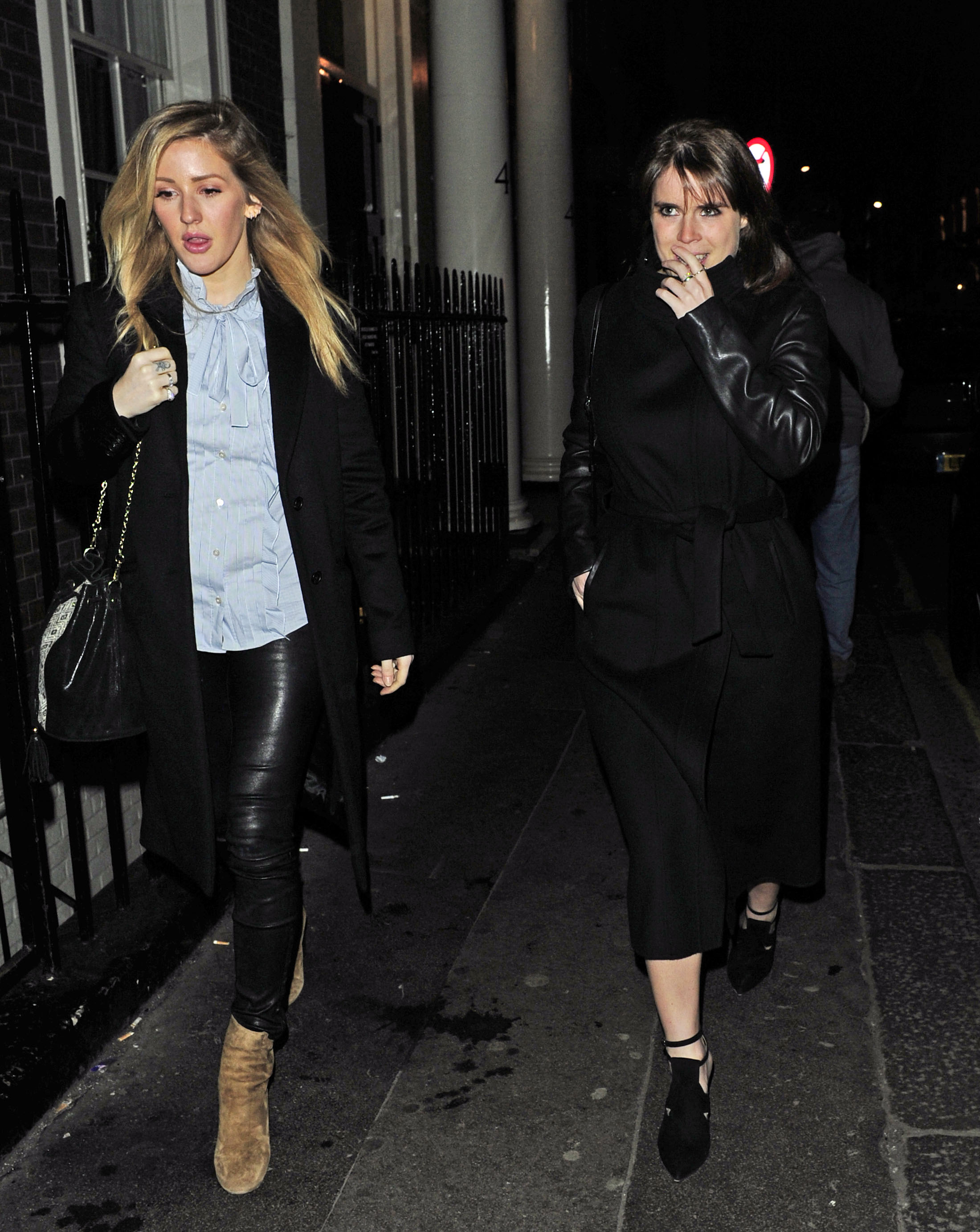 Ellie Goulding leaving the Arts Club