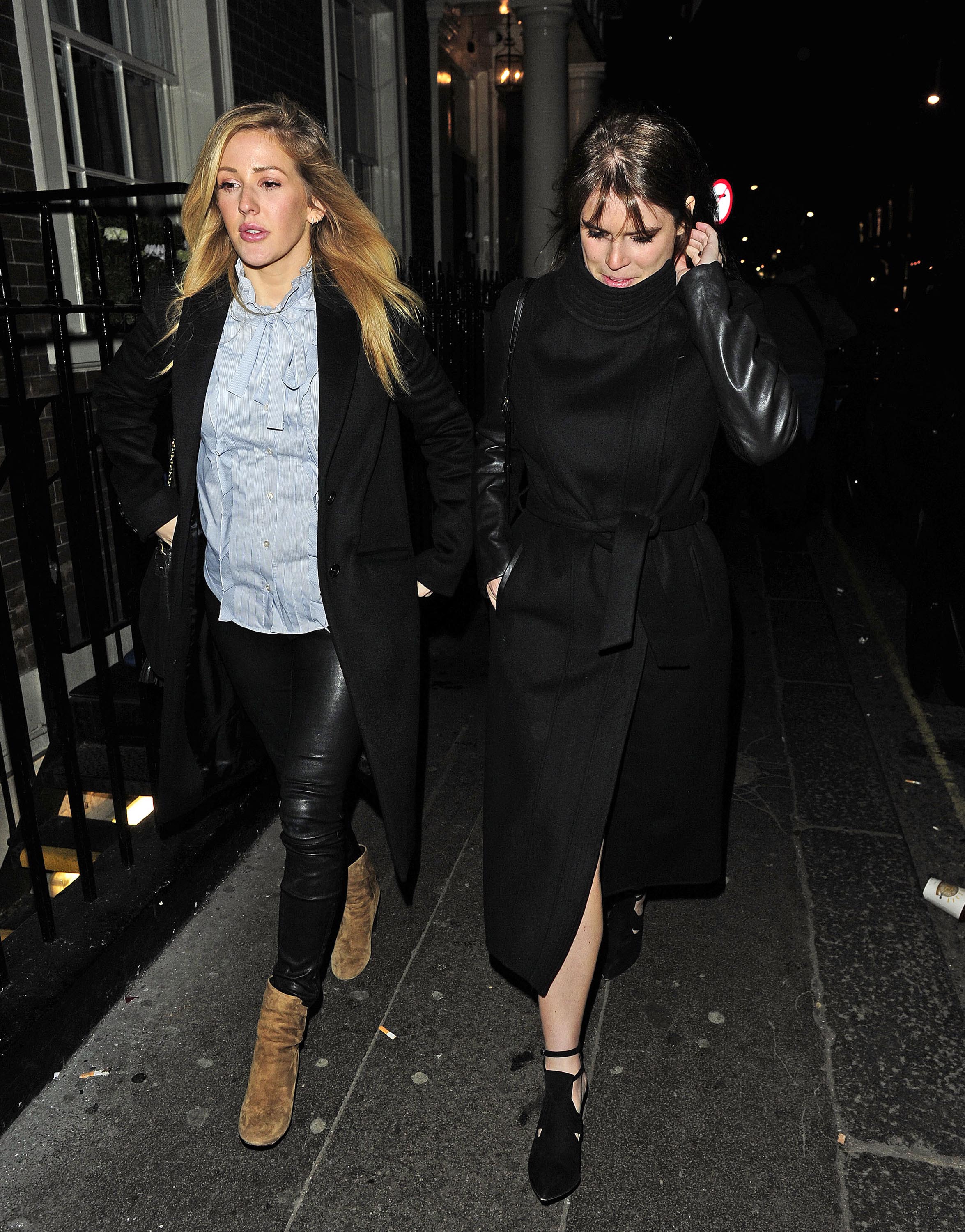 Ellie Goulding leaving the Arts Club