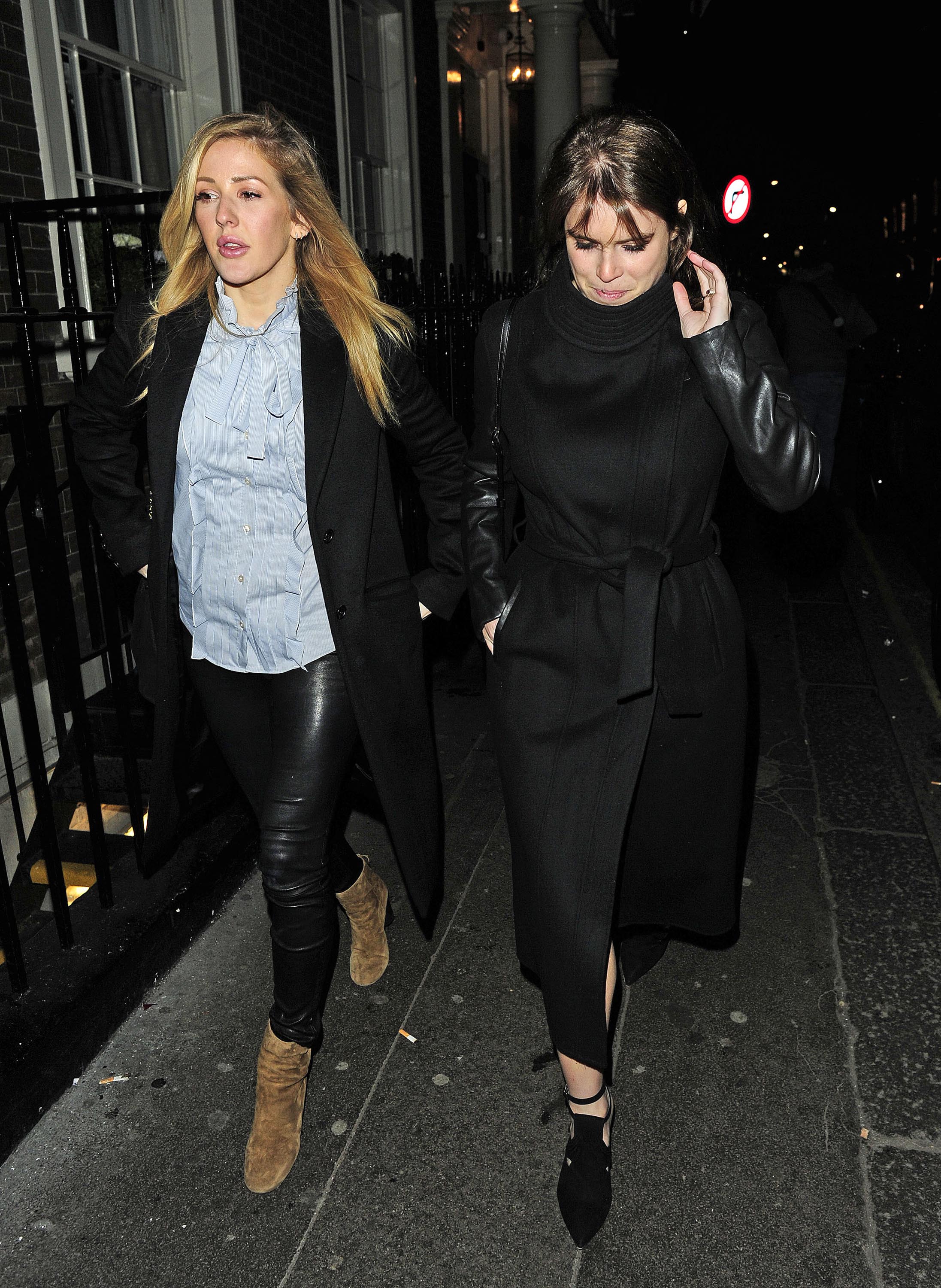 Ellie Goulding leaving the Arts Club