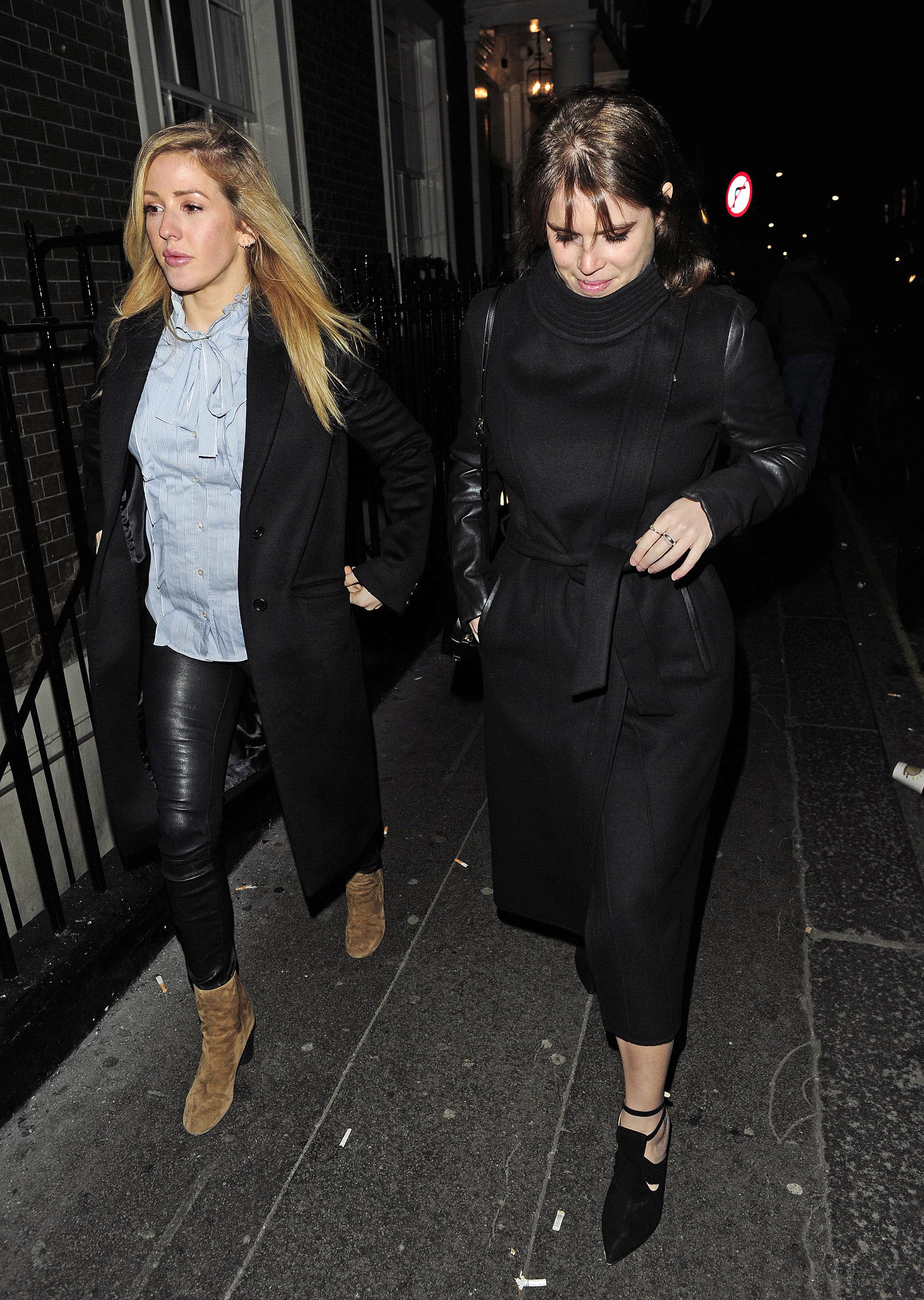 Ellie Goulding leaving the Arts Club