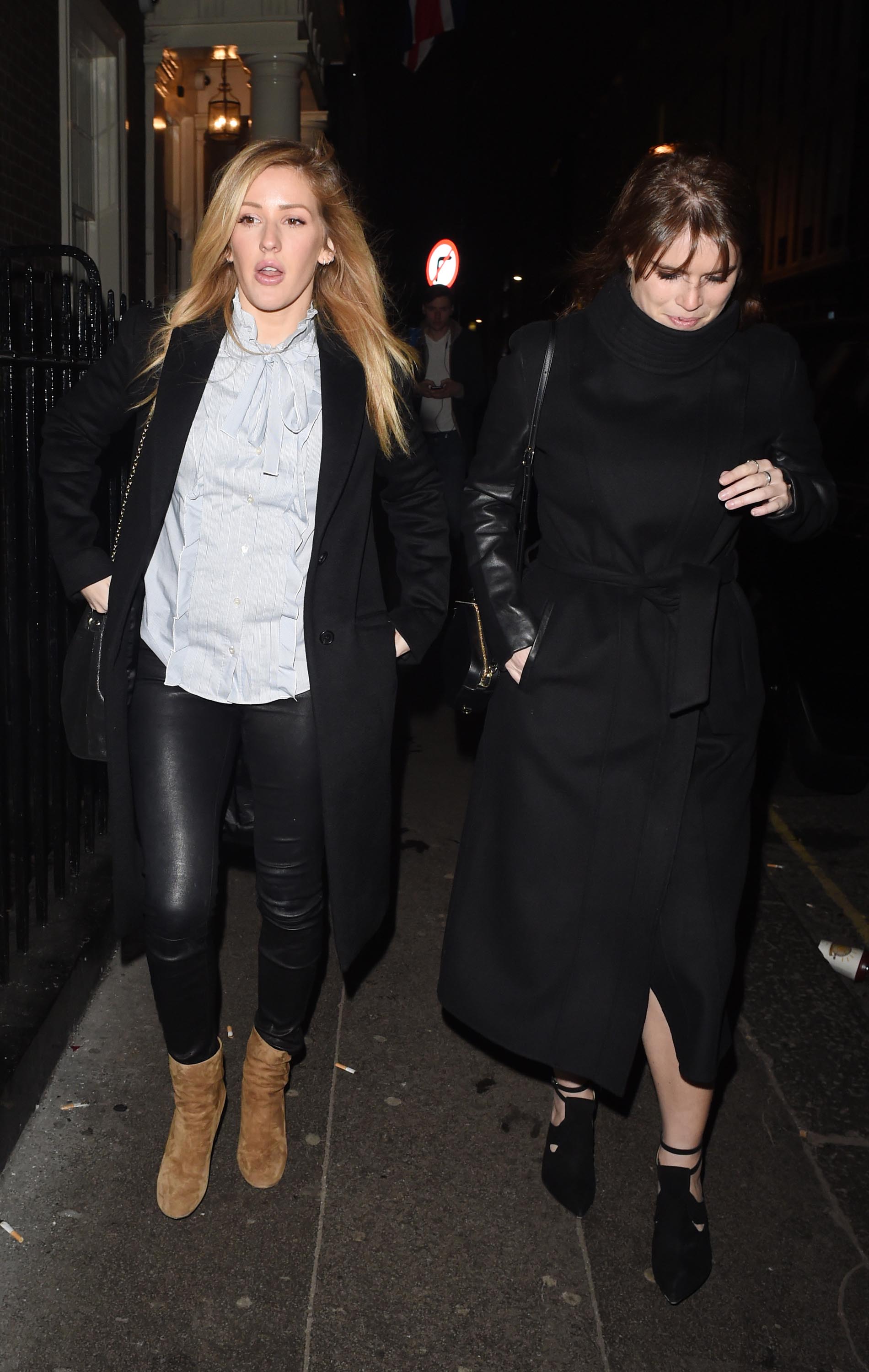 Ellie Goulding leaving the Arts Club