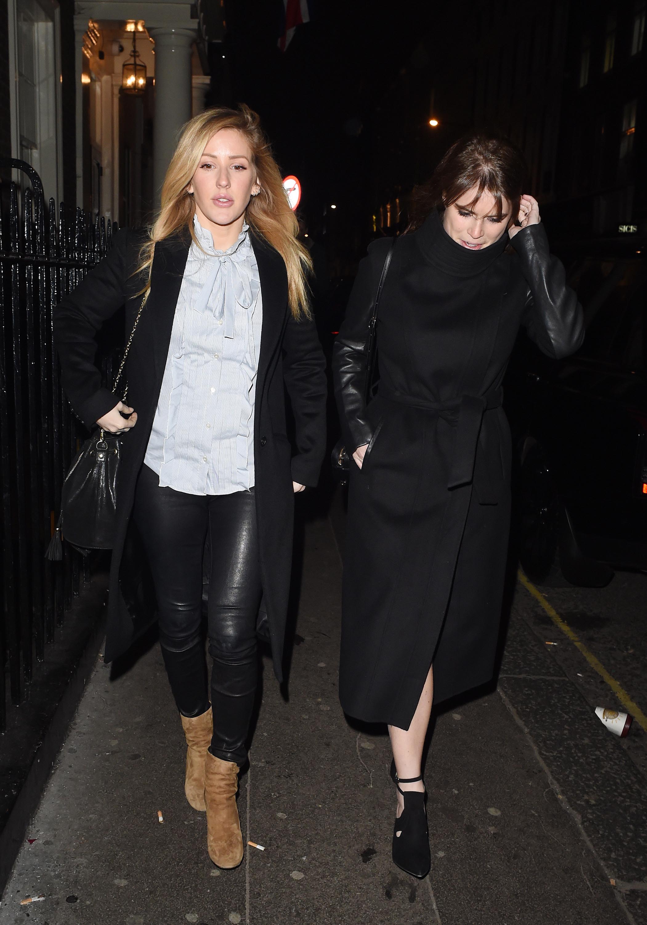 Ellie Goulding leaving the Arts Club