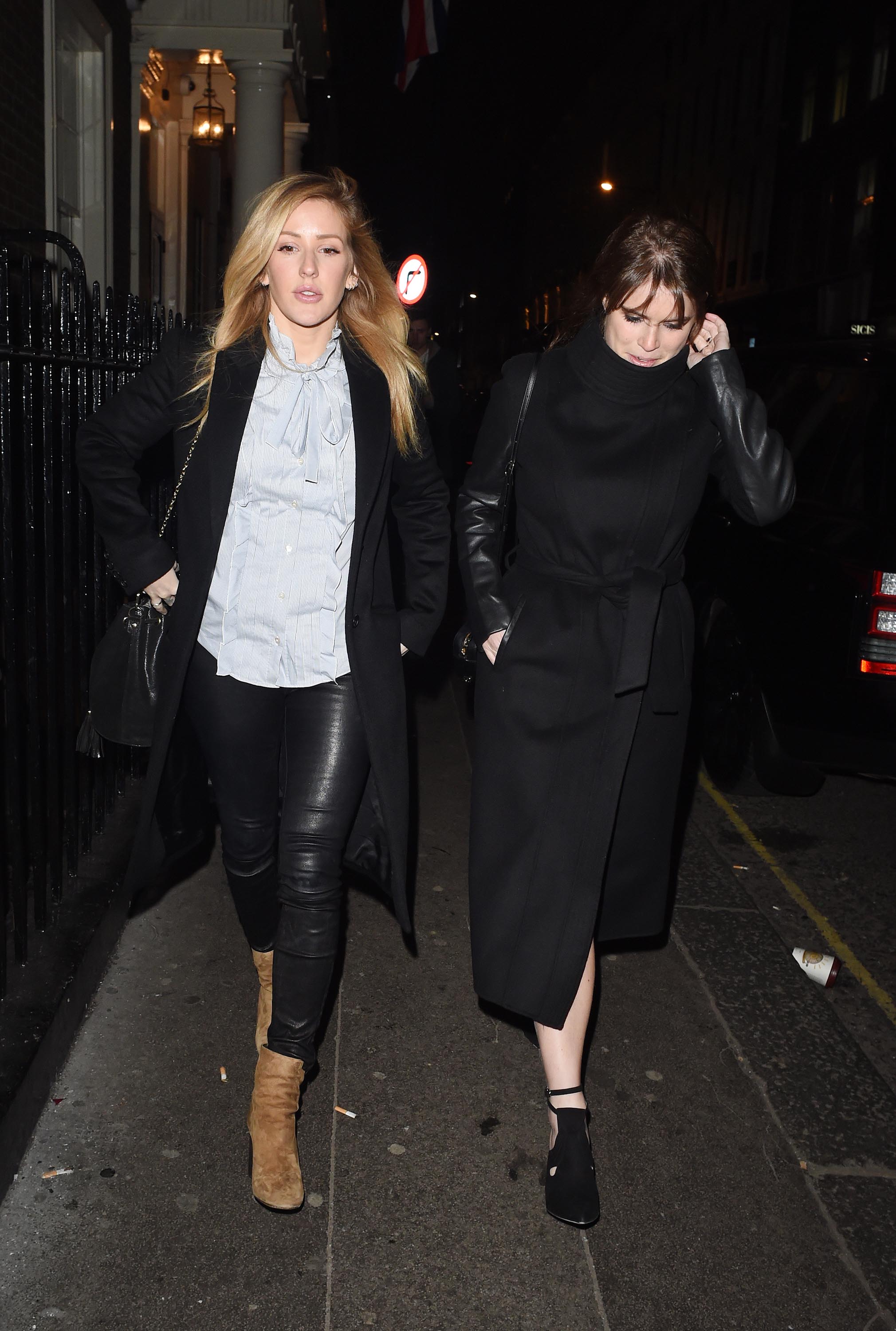 Ellie Goulding leaving the Arts Club