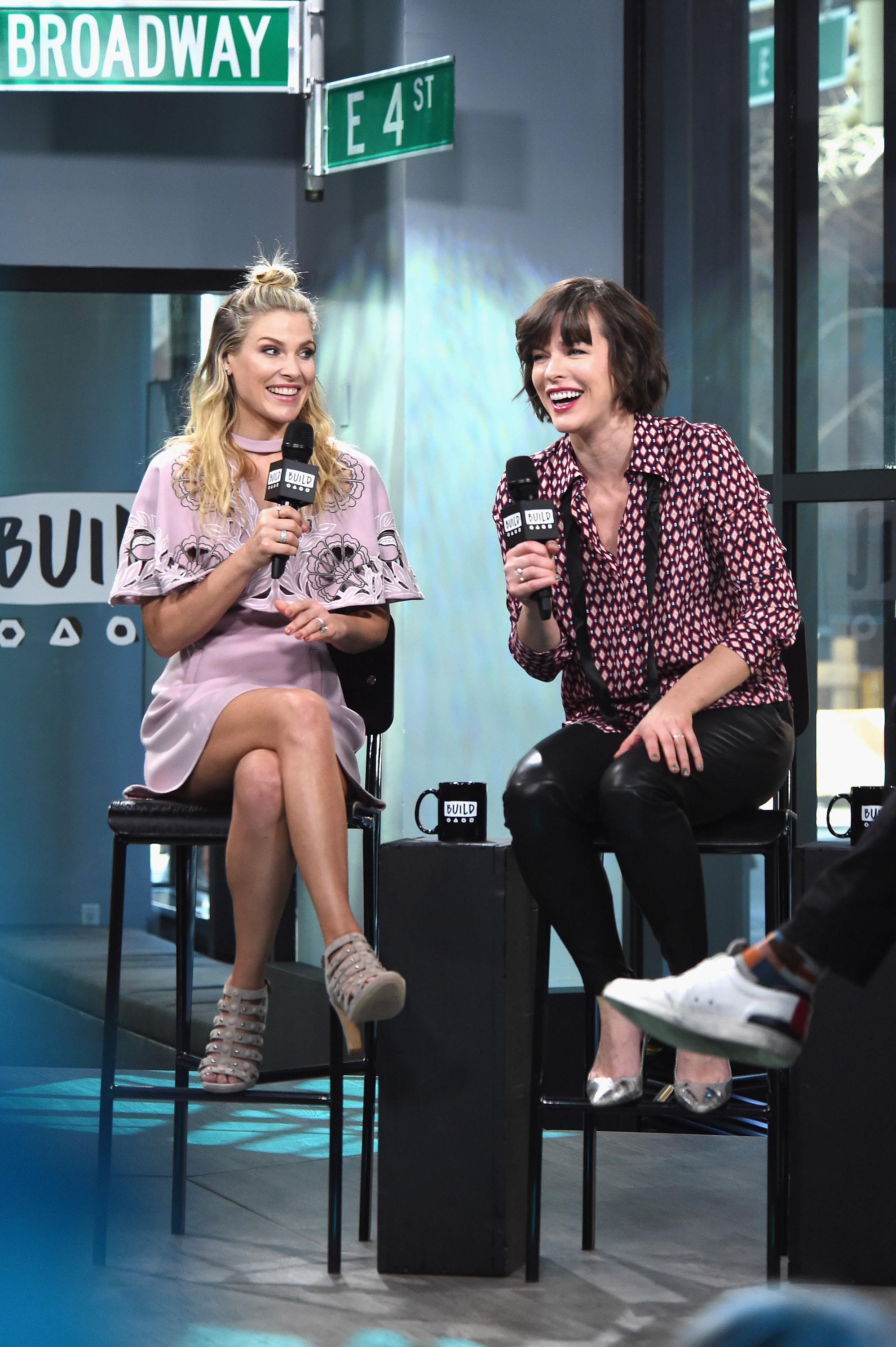 Milla Jovovich attends Build Series to discuss ‘Resident Evil: The Final Chapter’