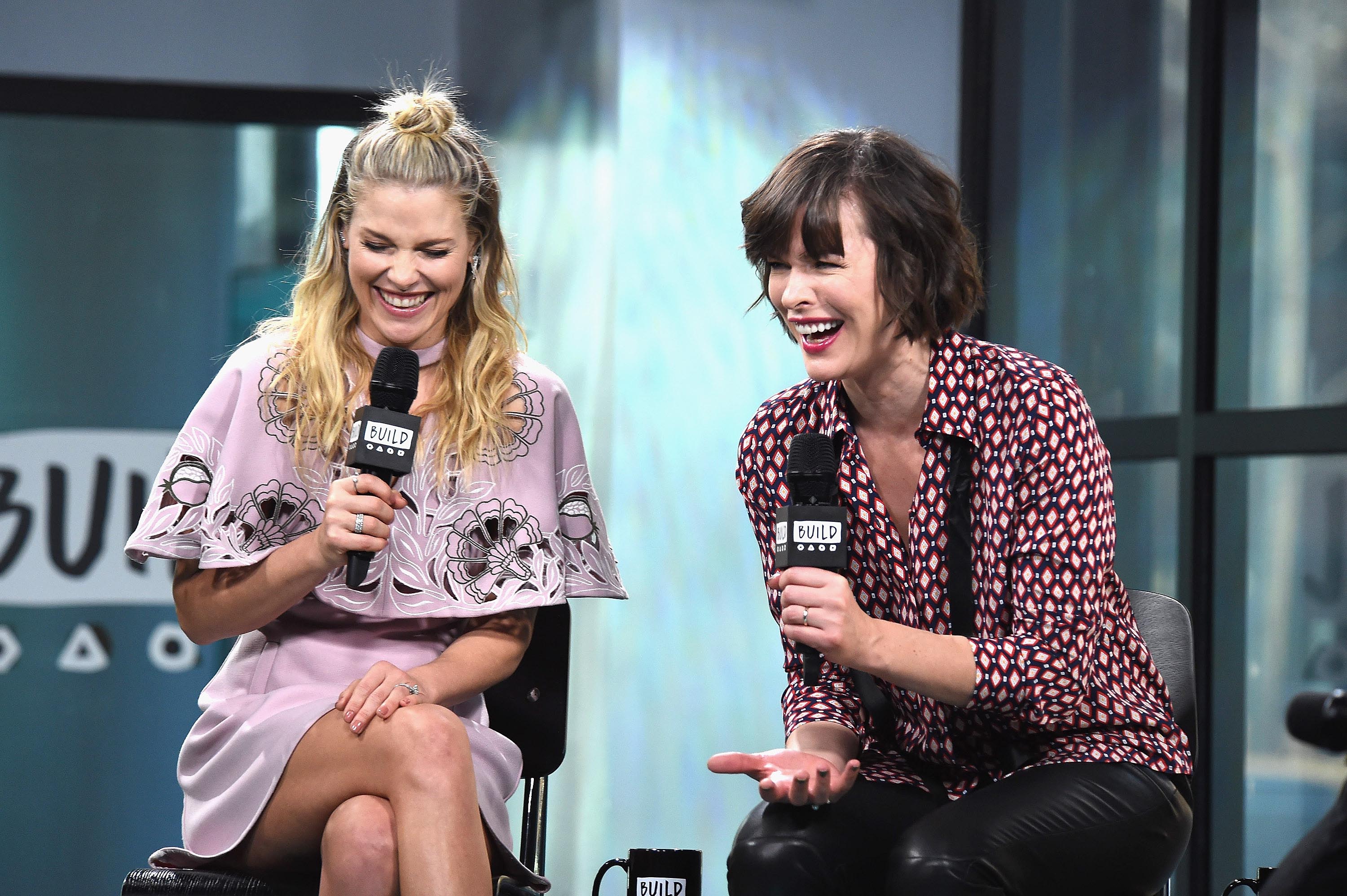 Milla Jovovich attends Build Series to discuss ‘Resident Evil: The Final Chapter’
