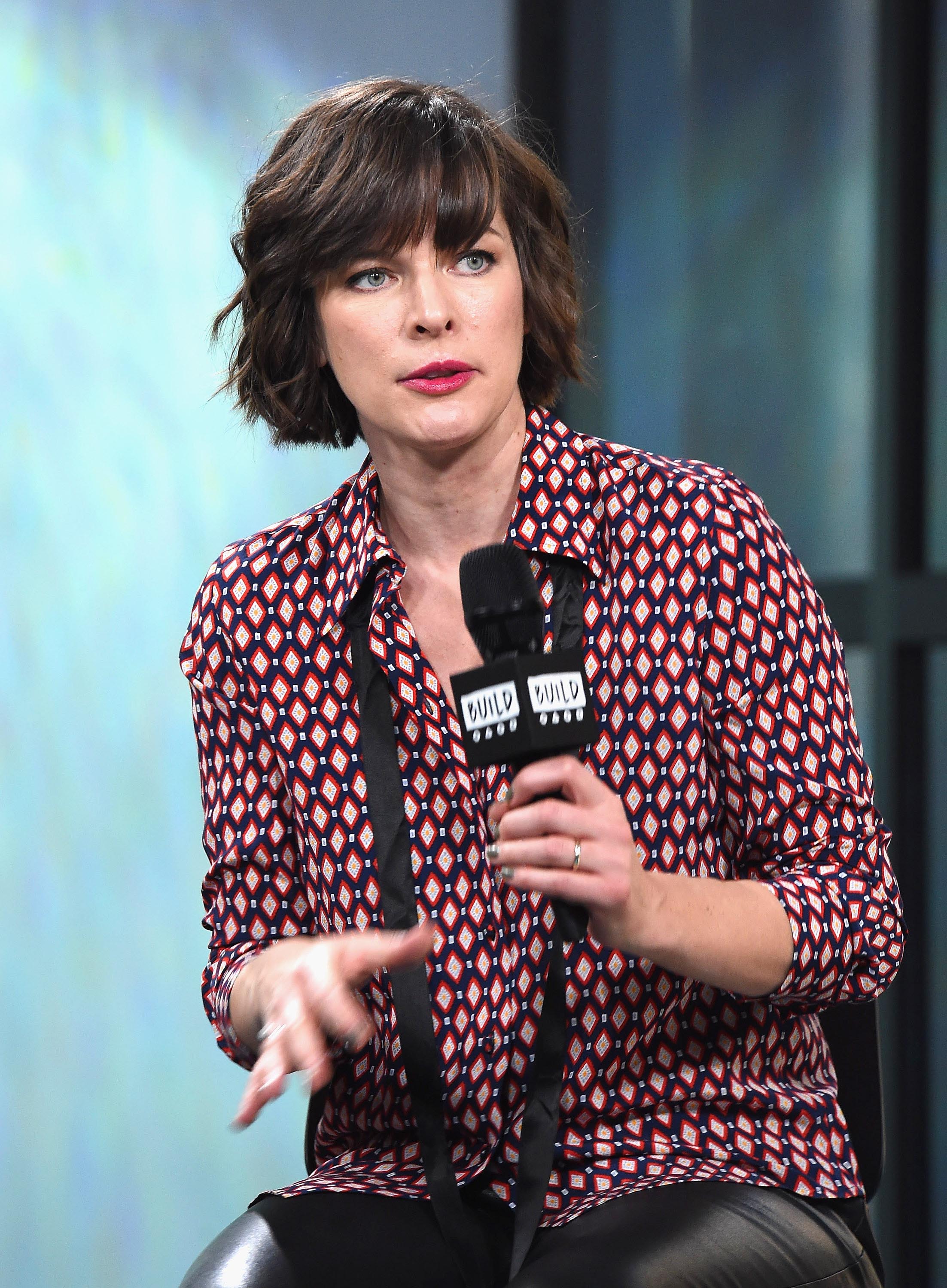 Milla Jovovich attends Build Series to discuss ‘Resident Evil: The Final Chapter’