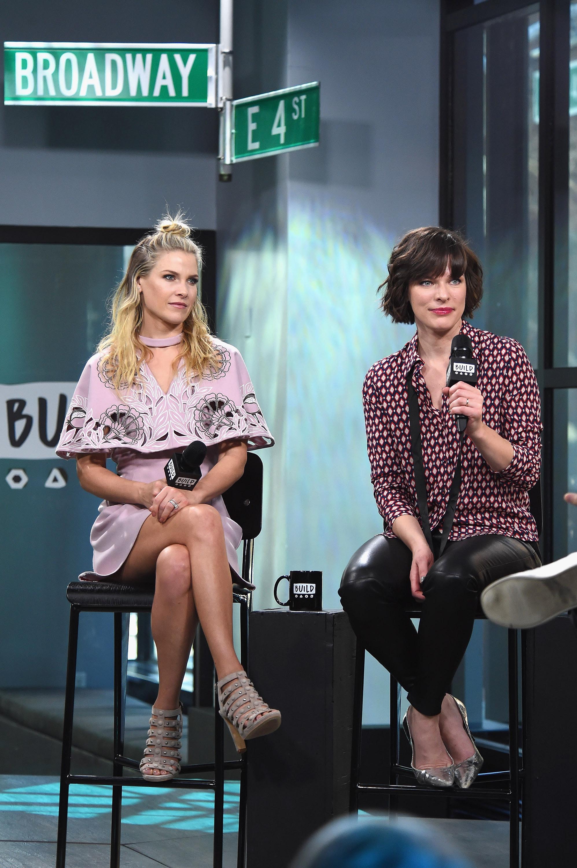 Milla Jovovich attends Build Series to discuss ‘Resident Evil: The Final Chapter’