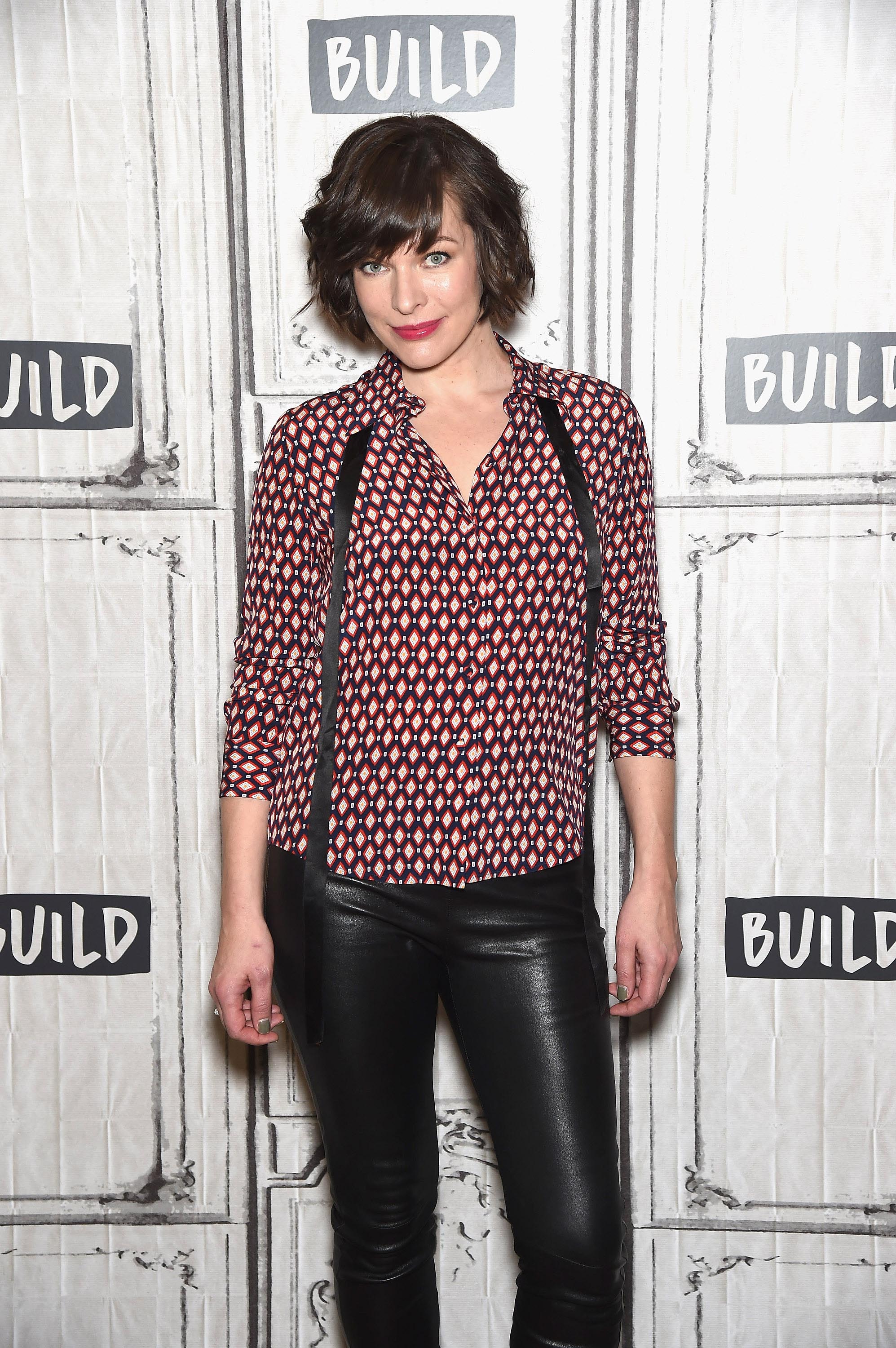 Milla Jovovich attends Build Series to discuss ‘Resident Evil: The Final Chapter’