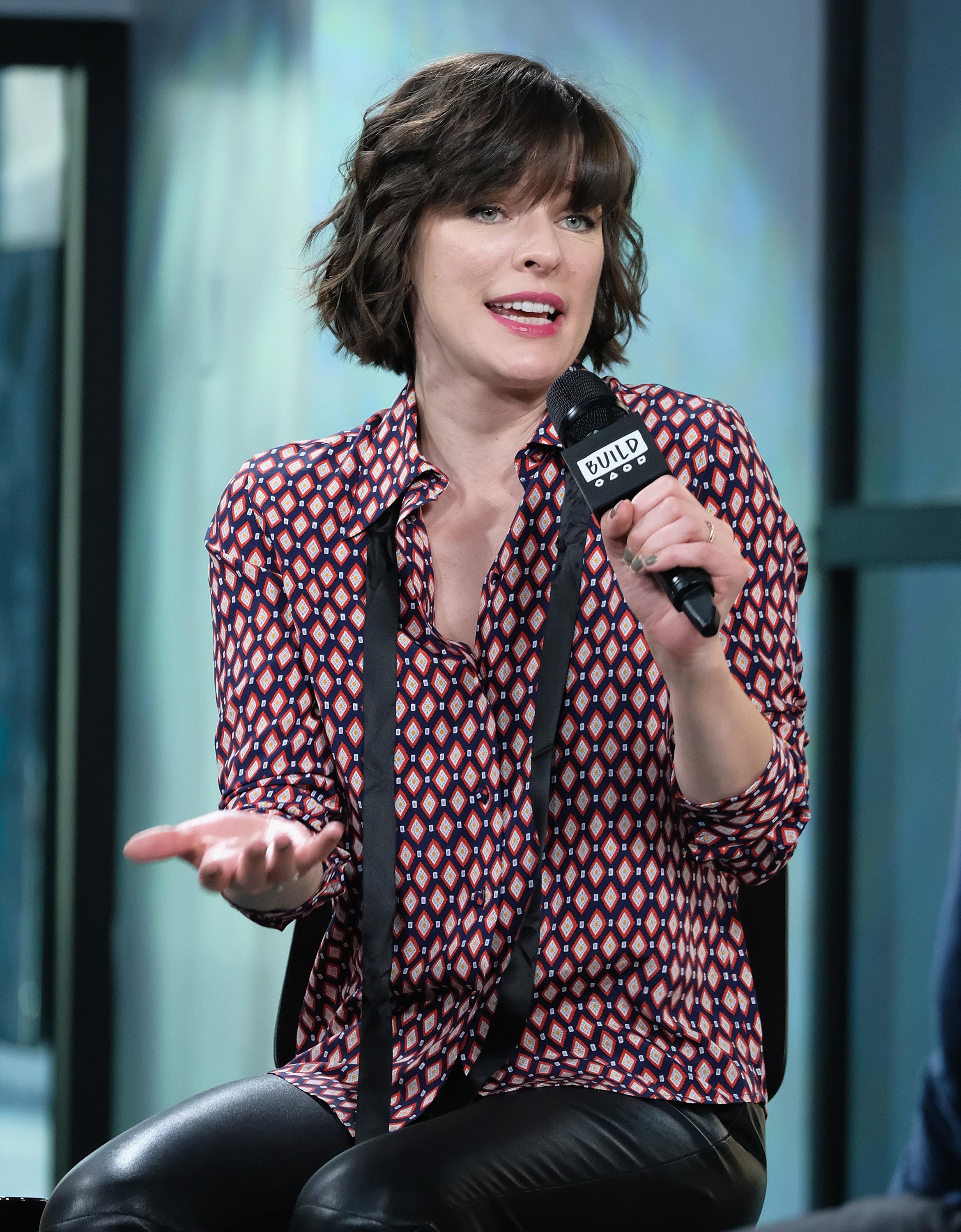 Milla Jovovich attends Build Series to discuss ‘Resident Evil: The Final Chapter’