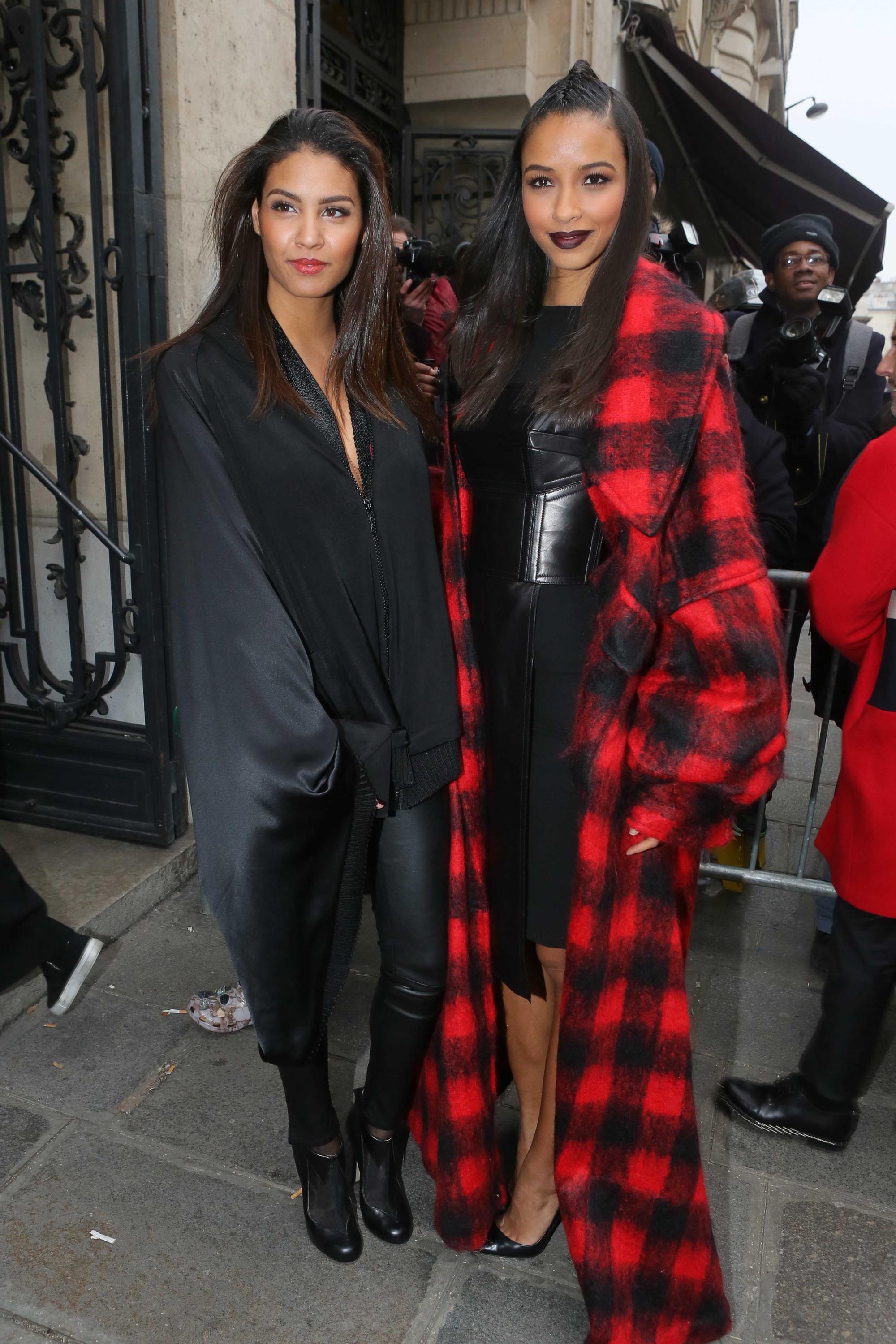 Flora Coquerel attends the Jean-Paul Gaultier fashion show