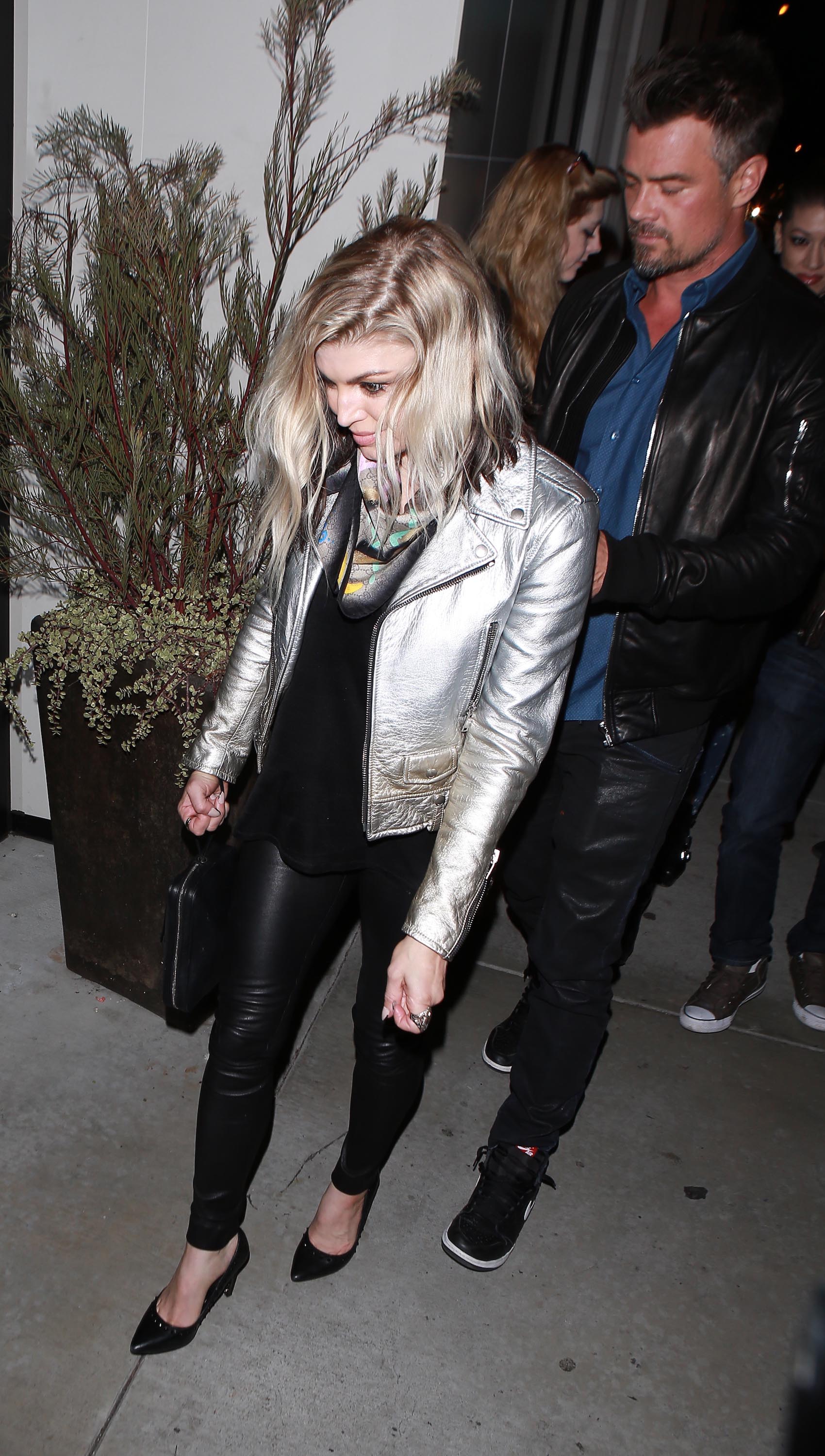 Fergie Duhamel outside Catch Restaurant