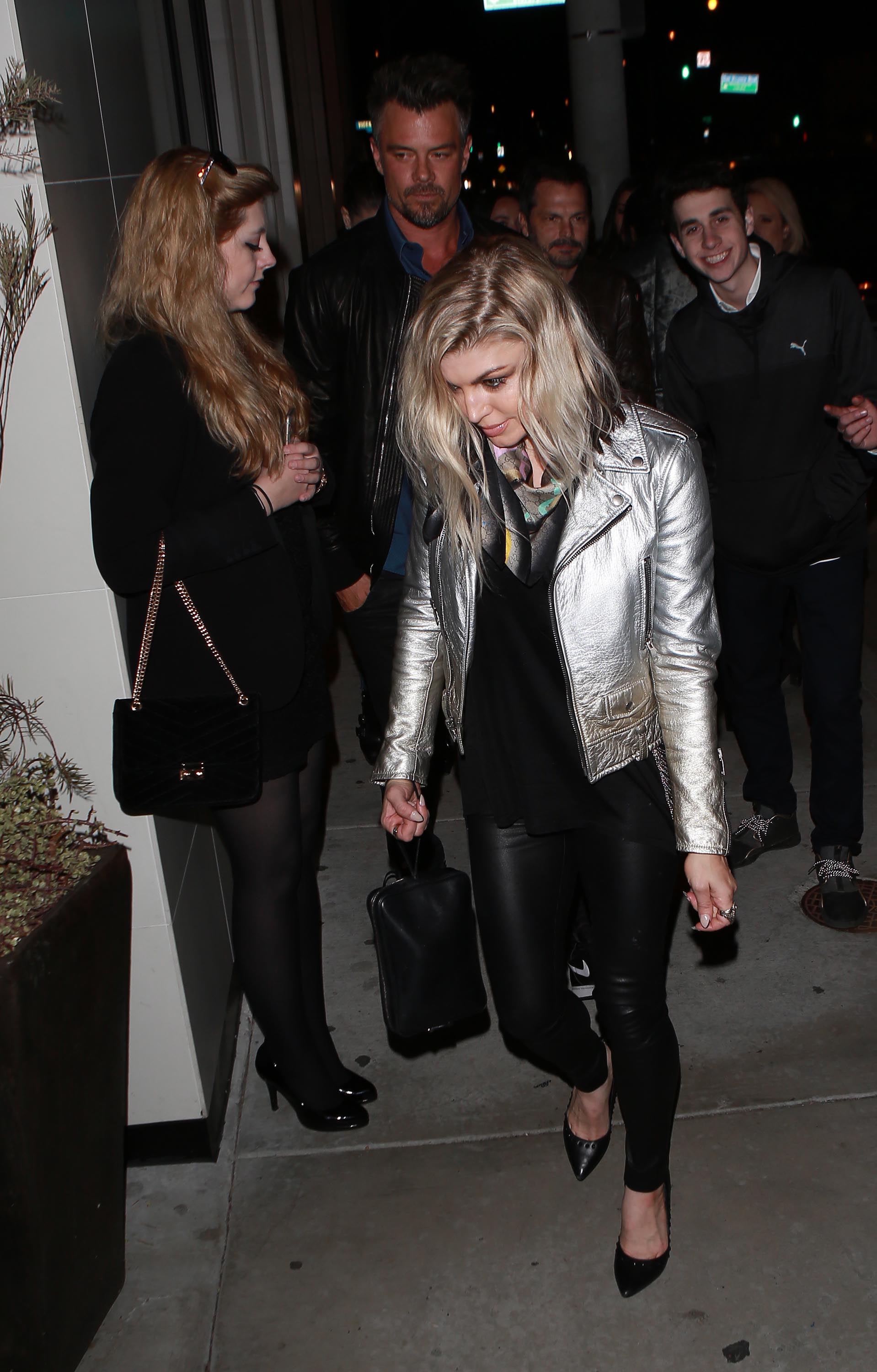 Fergie Duhamel outside Catch Restaurant