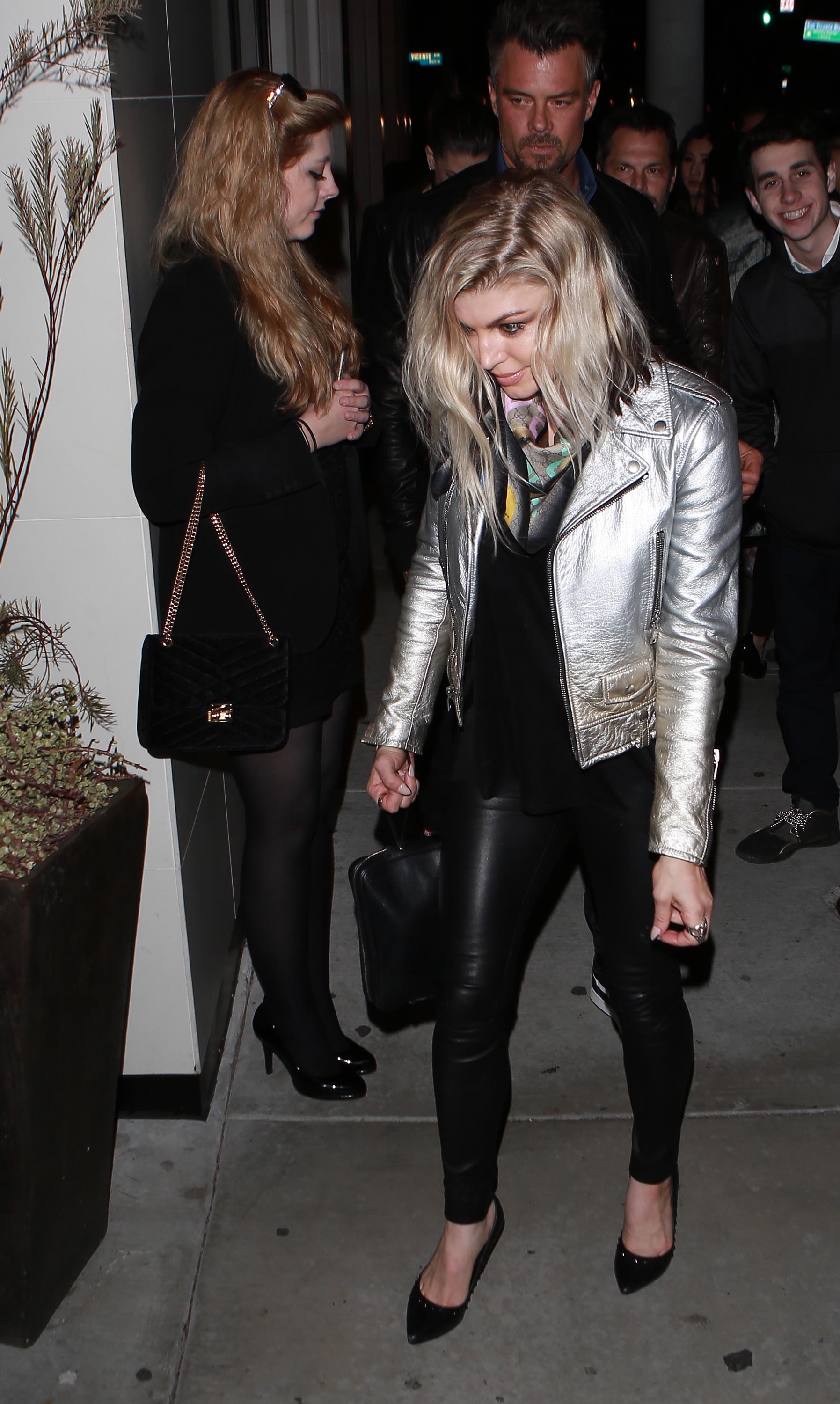 Fergie Duhamel outside Catch Restaurant