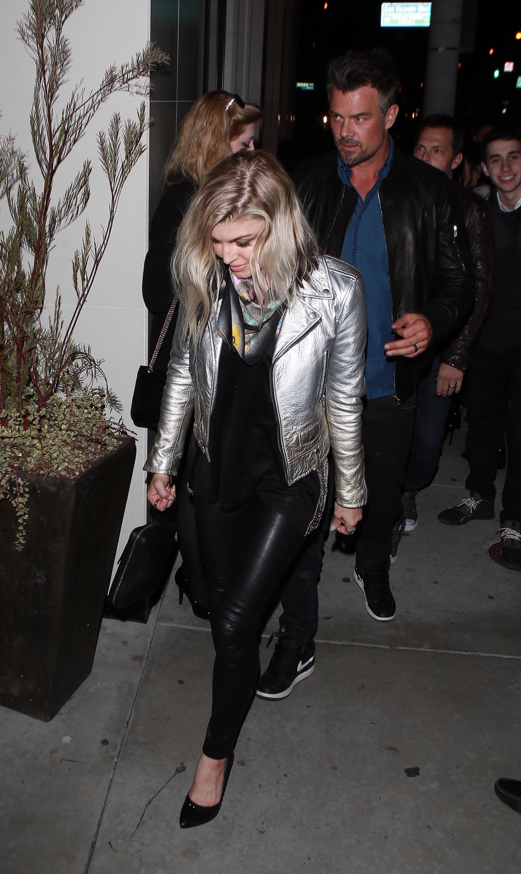 Fergie Duhamel outside Catch Restaurant