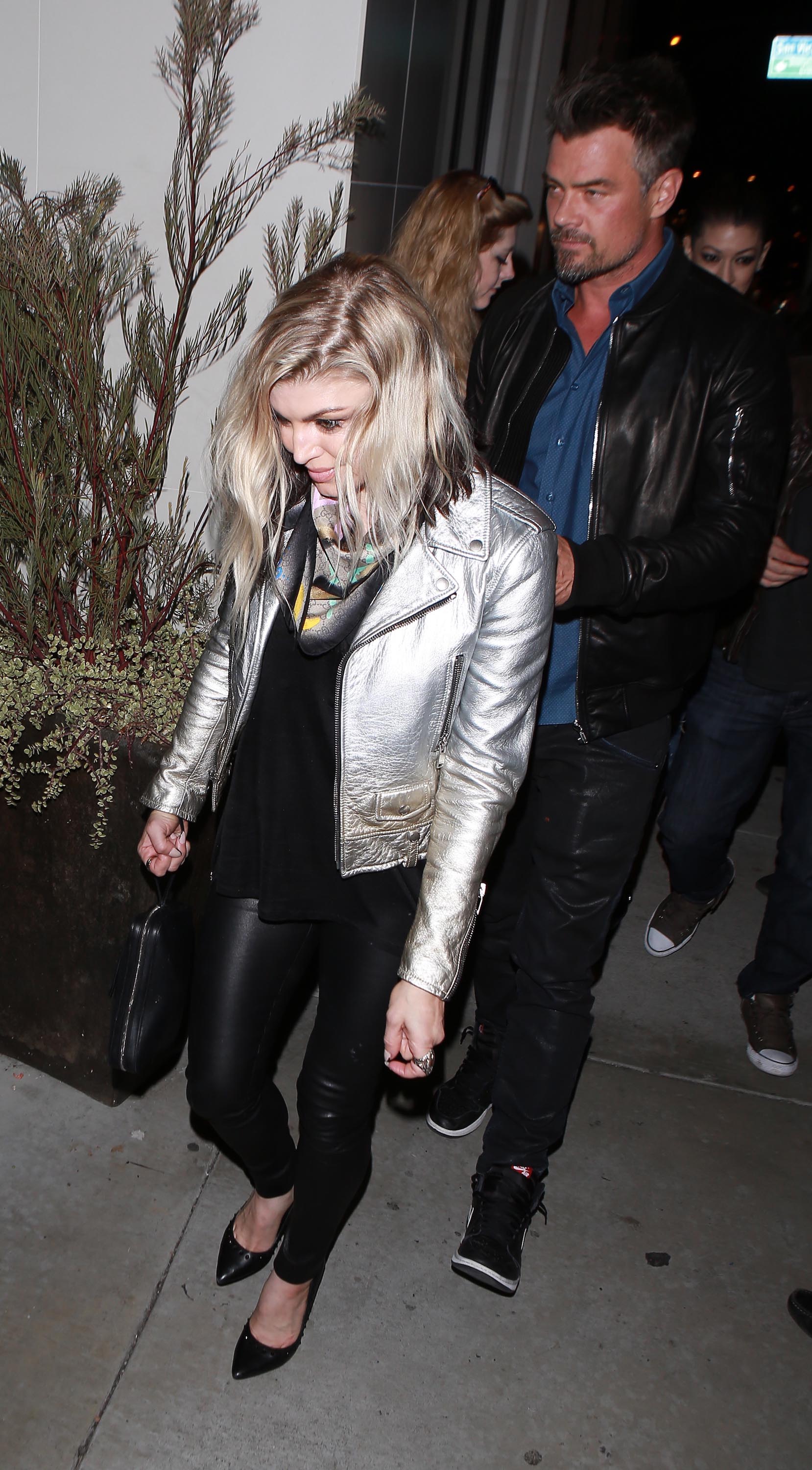 Fergie Duhamel outside Catch Restaurant