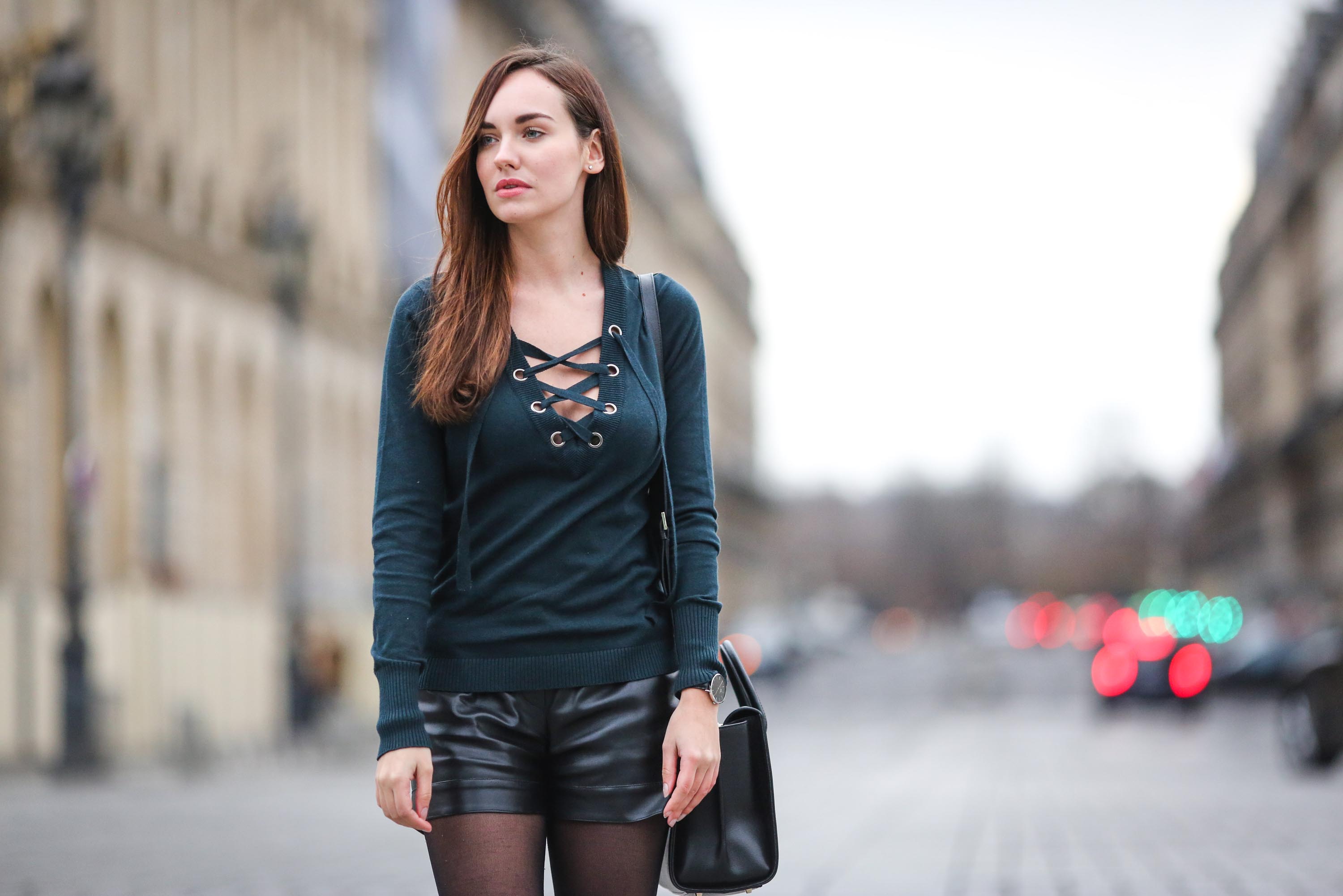 Ophelie Duvillard street style in Paris