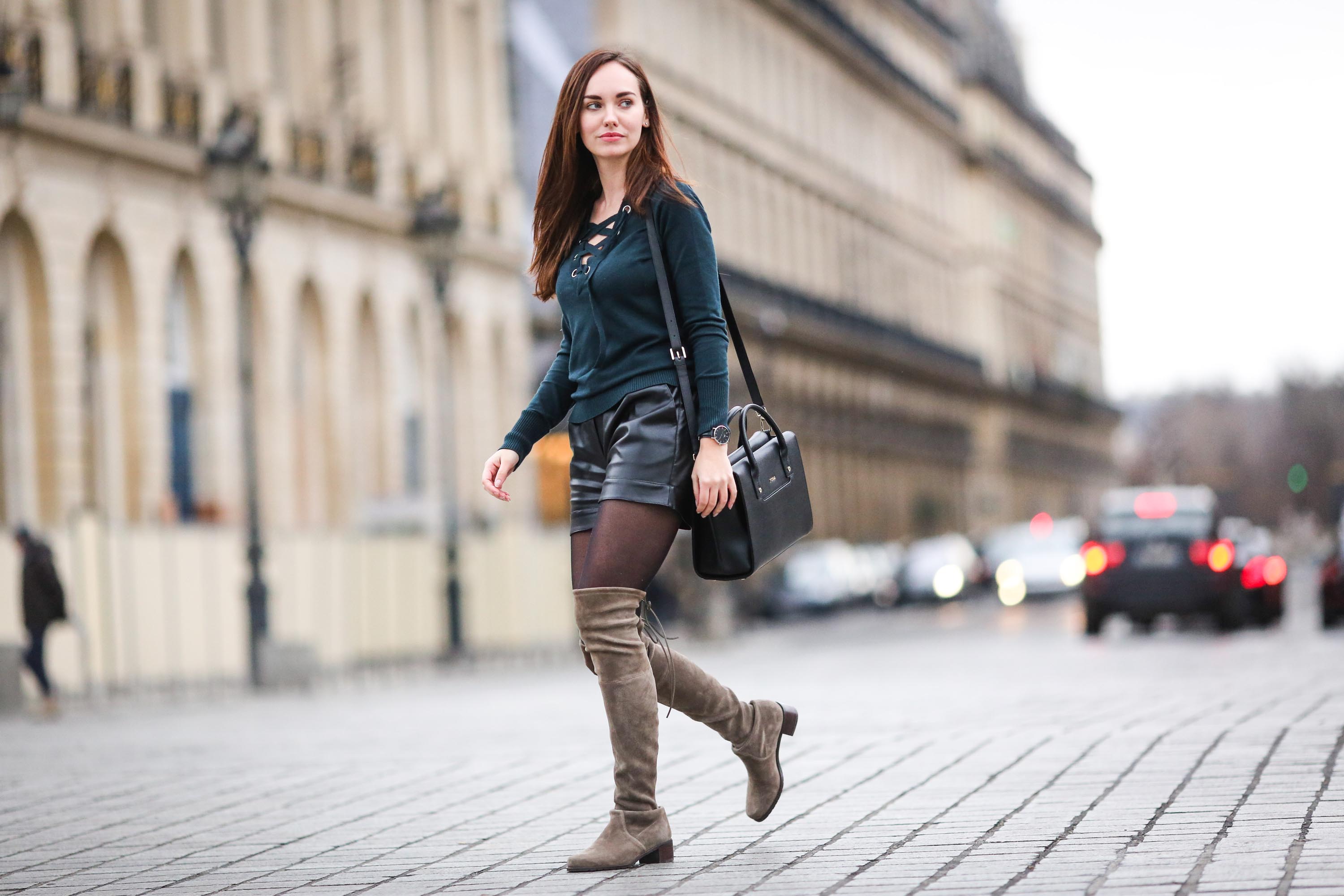 Ophelie Duvillard street style in Paris