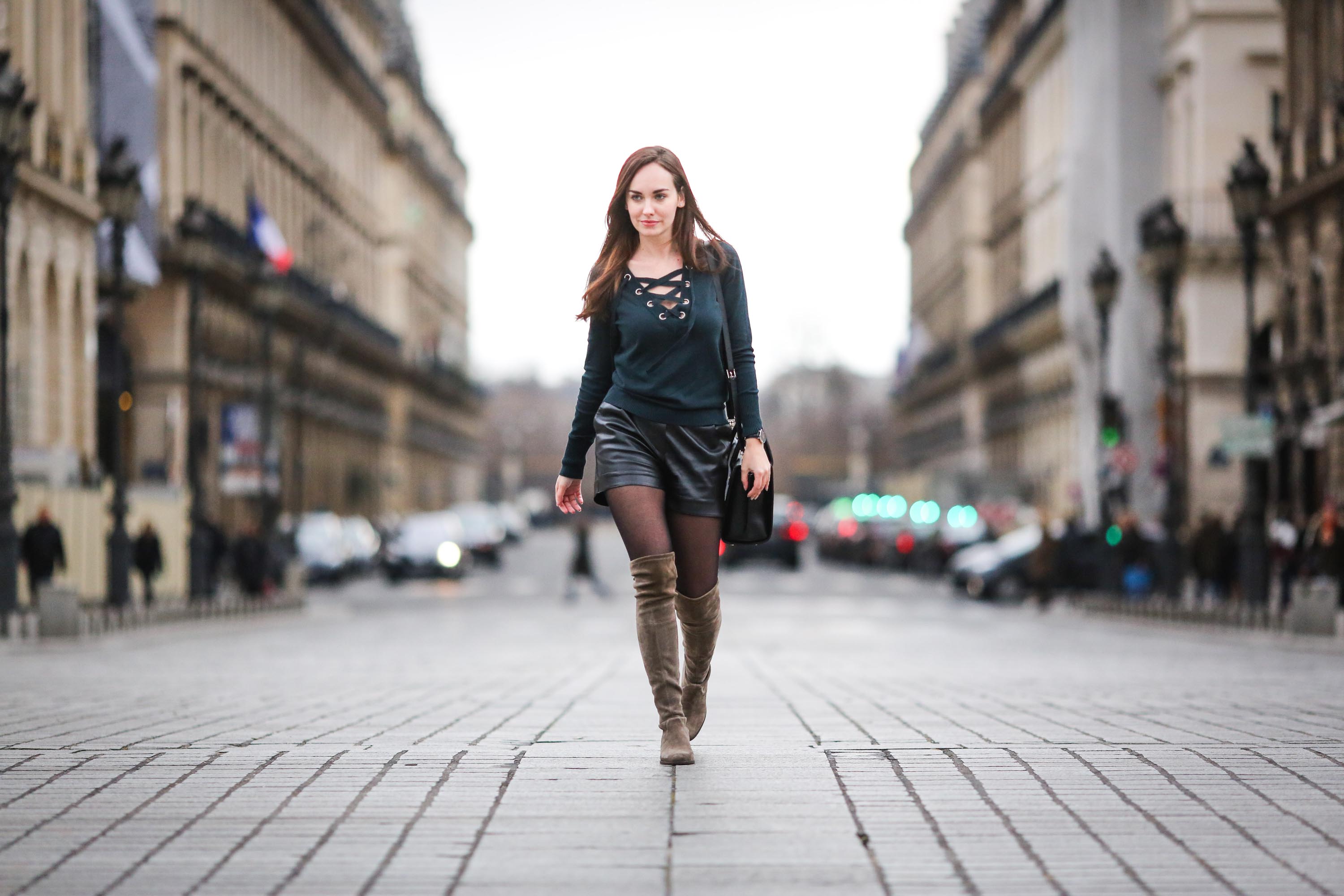 Ophelie Duvillard street style in Paris