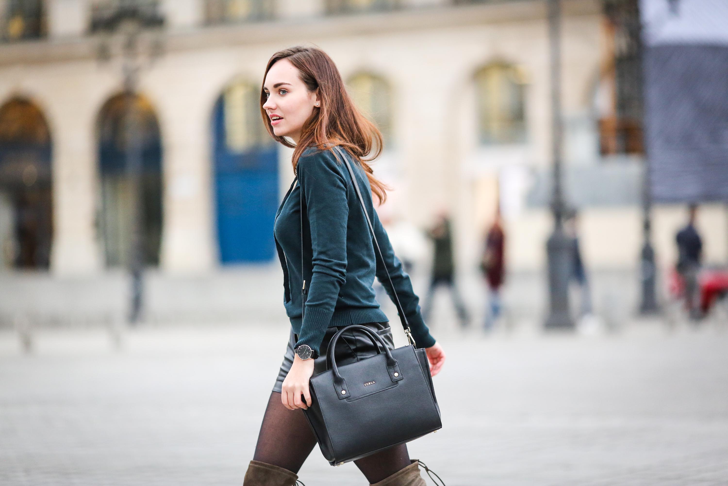 Ophelie Duvillard street style in Paris