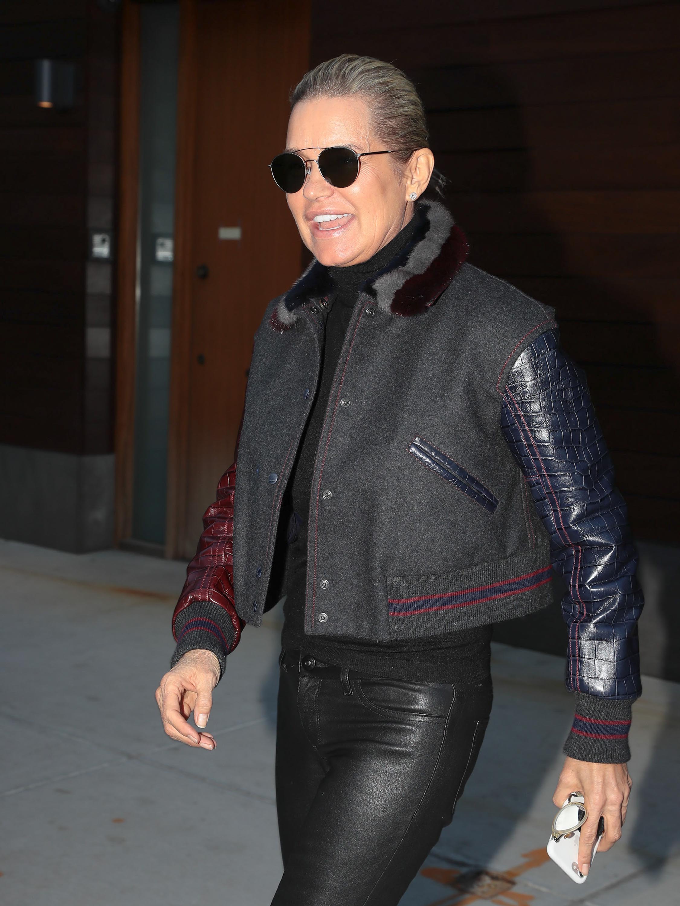 Yolanda Hadid is seen in NYC