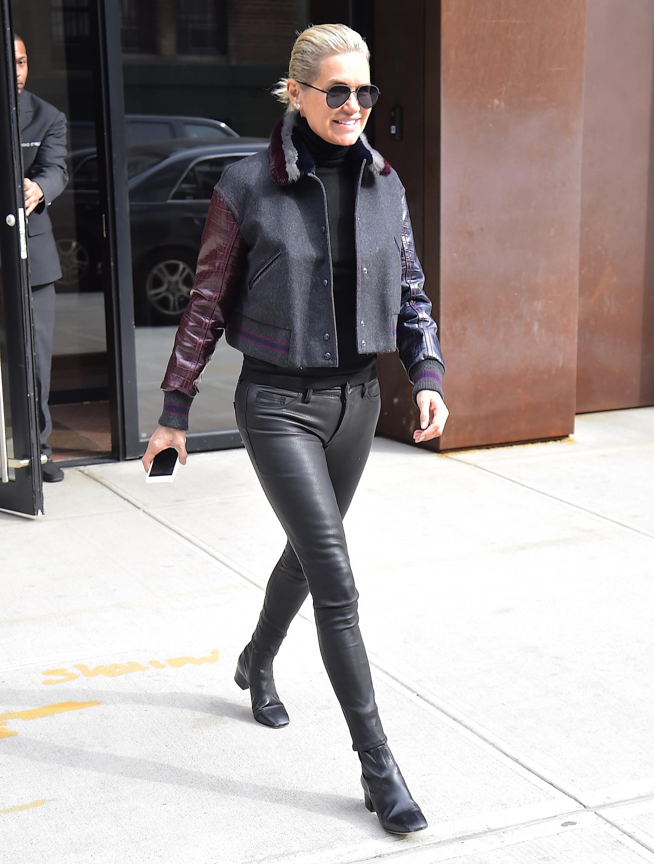 Yolanda Hadid is seen in NYC