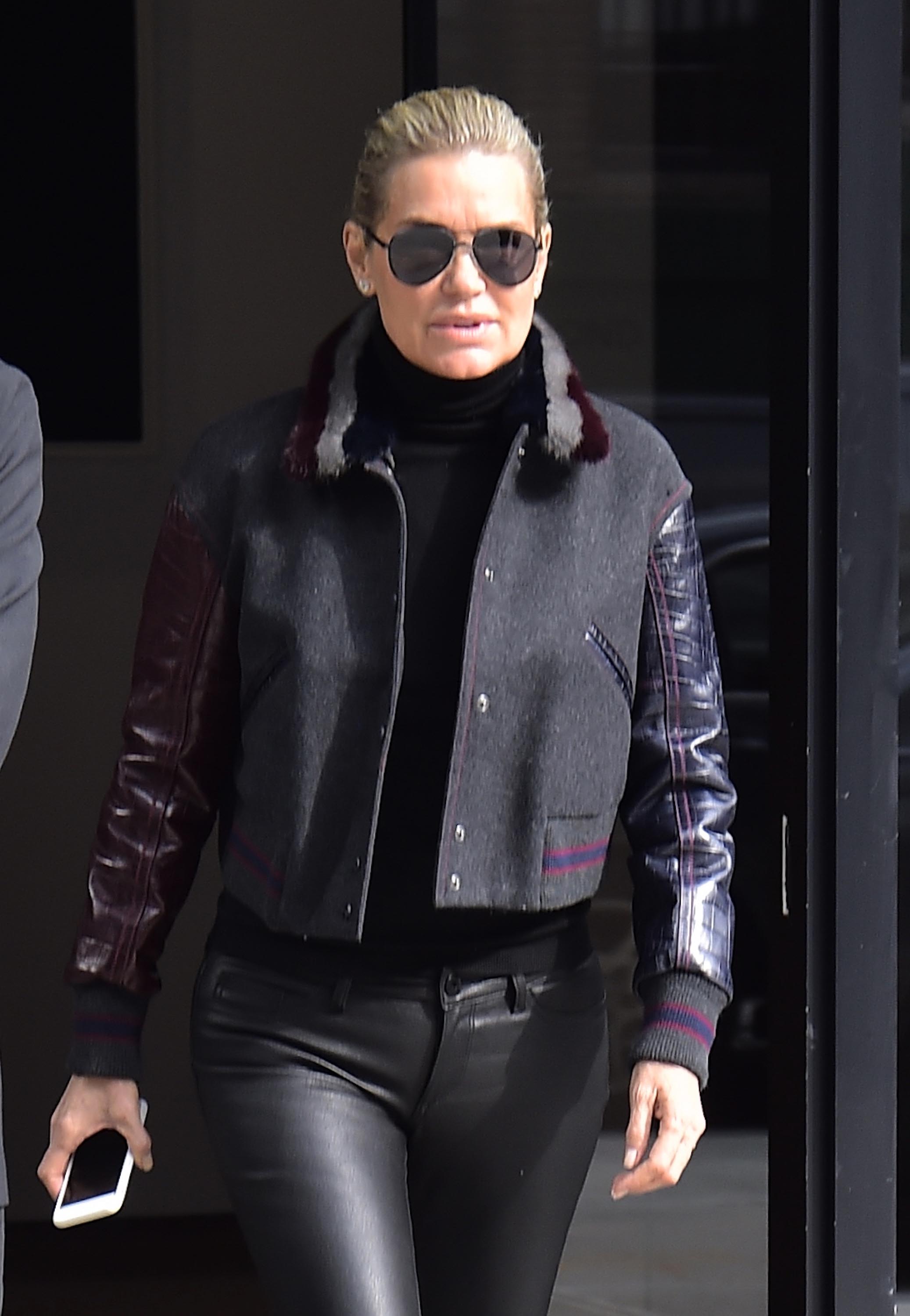 Yolanda Hadid is seen in NYC