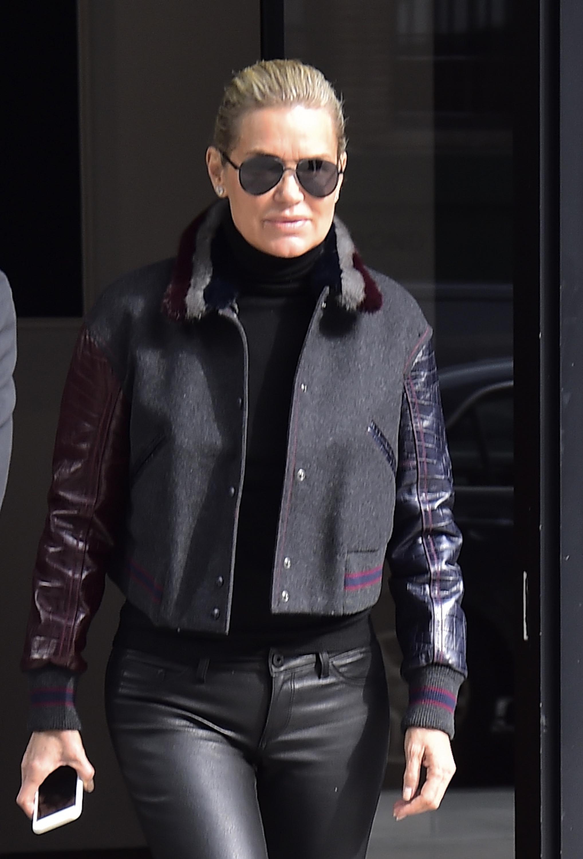 Yolanda Hadid is seen in NYC