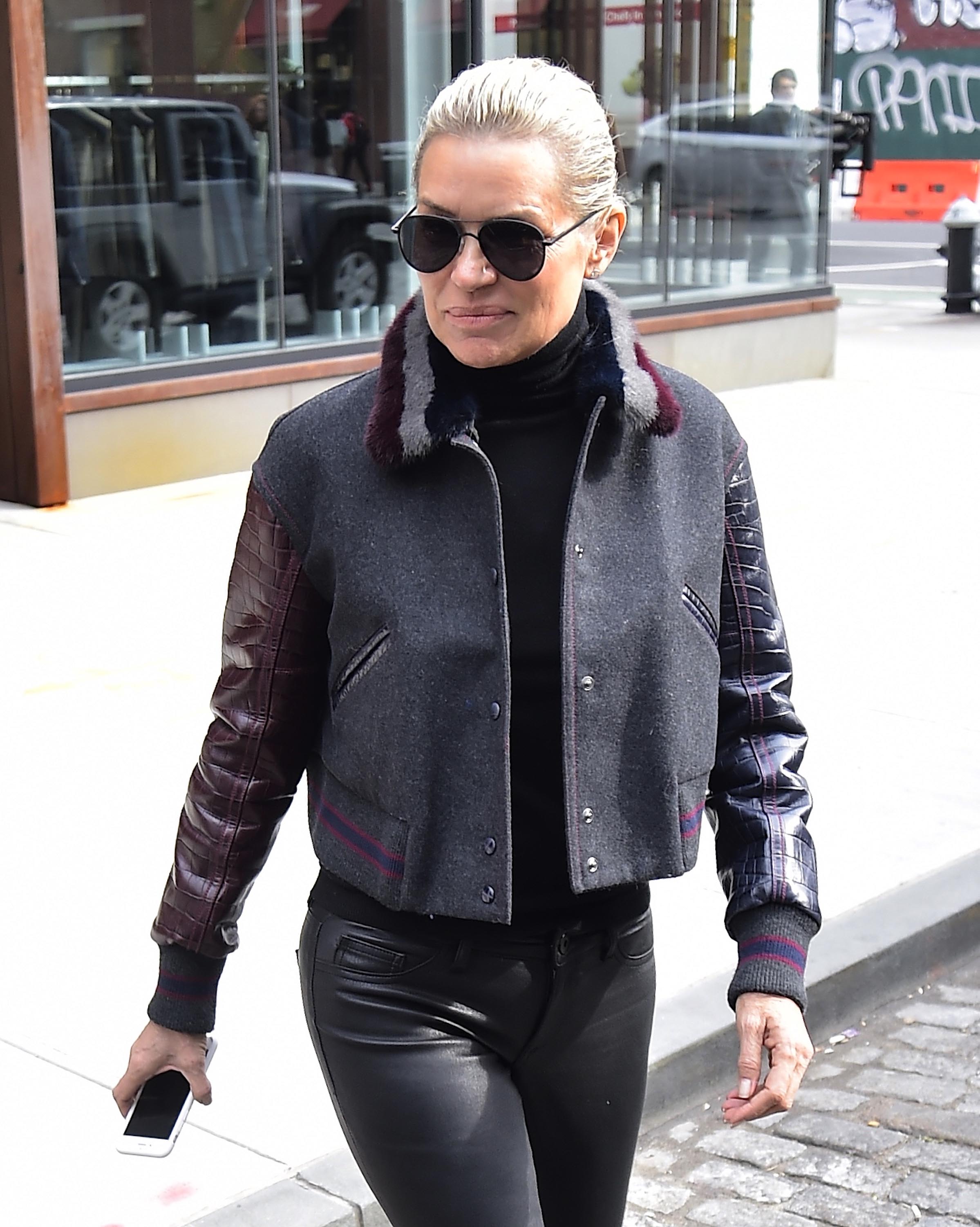 Yolanda Hadid is seen in NYC