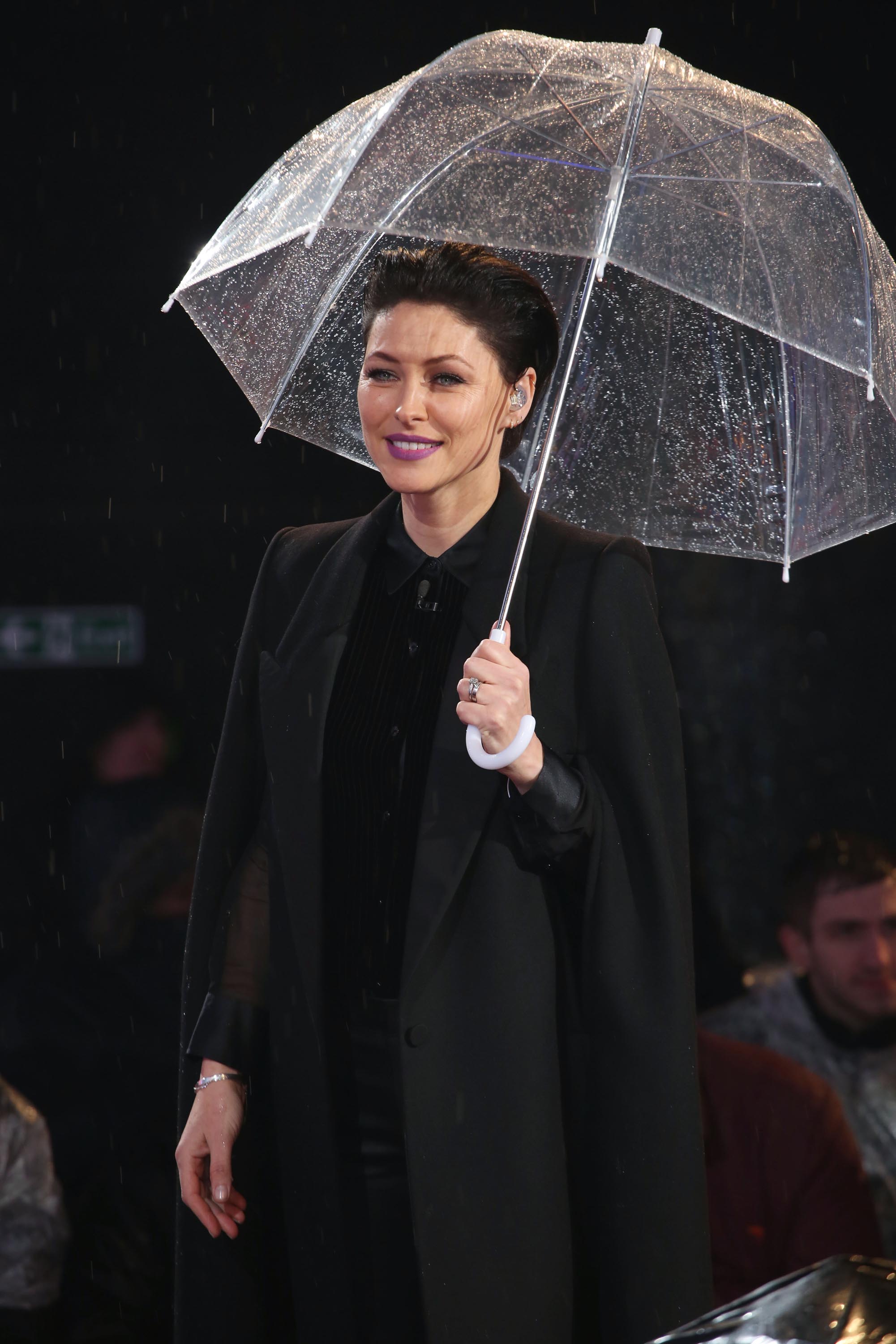 Emma Willis attends Celebrity Big Brother eviction