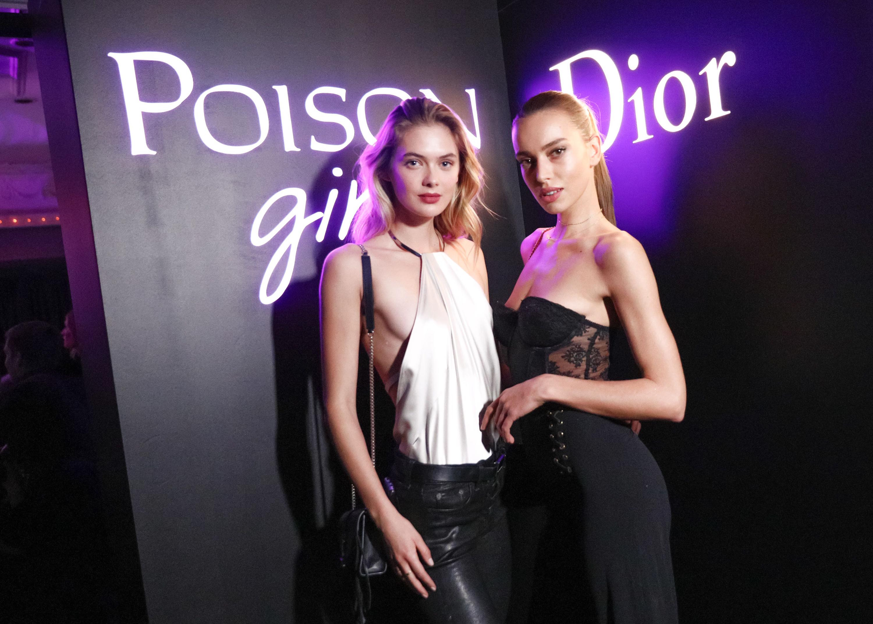 Megan Williams attends NY Poison Club hosted by Dior with Camille Rowe