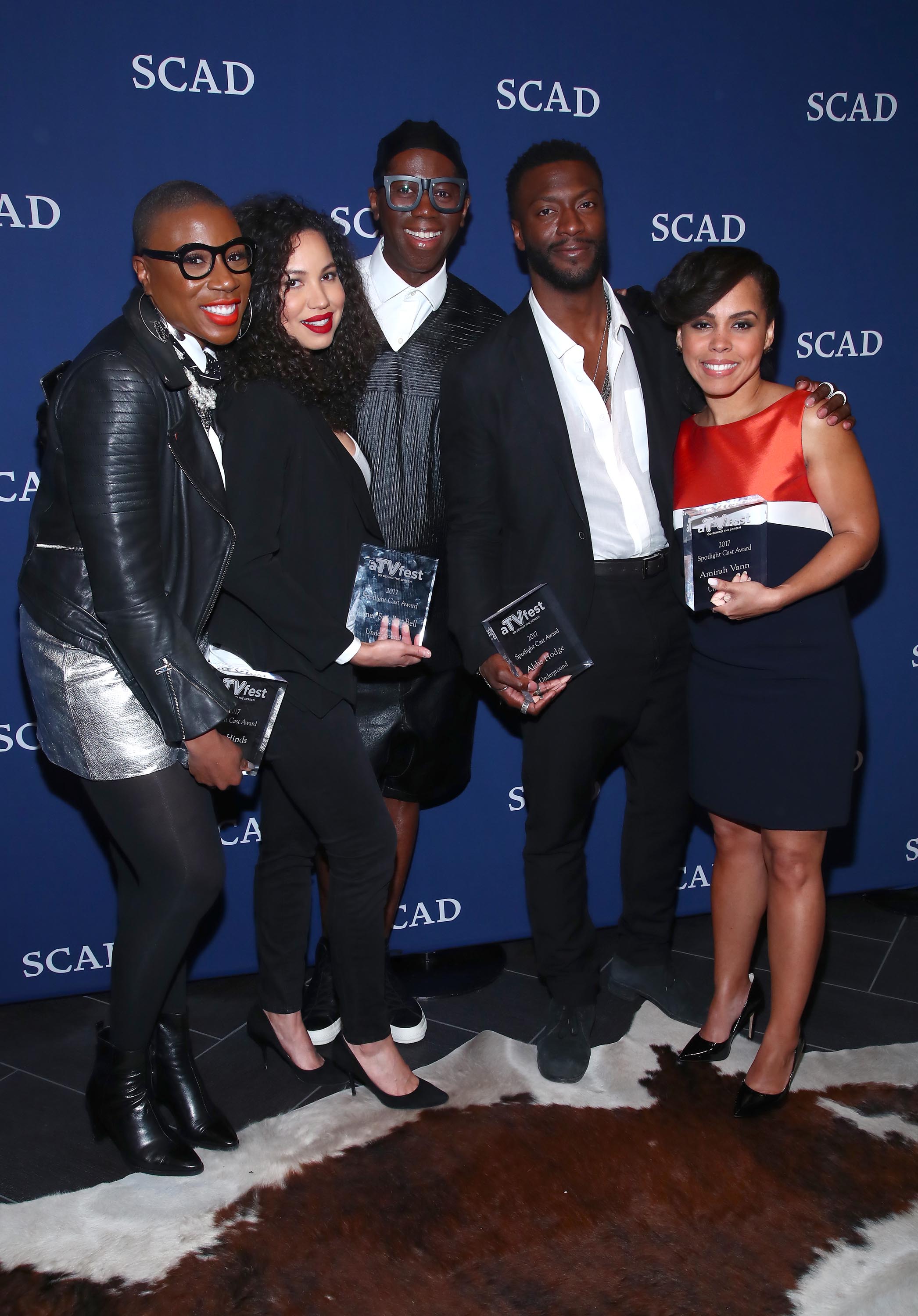 Aisha Hinds attends 5th Annual aTVfest at Four Seasons Hotel