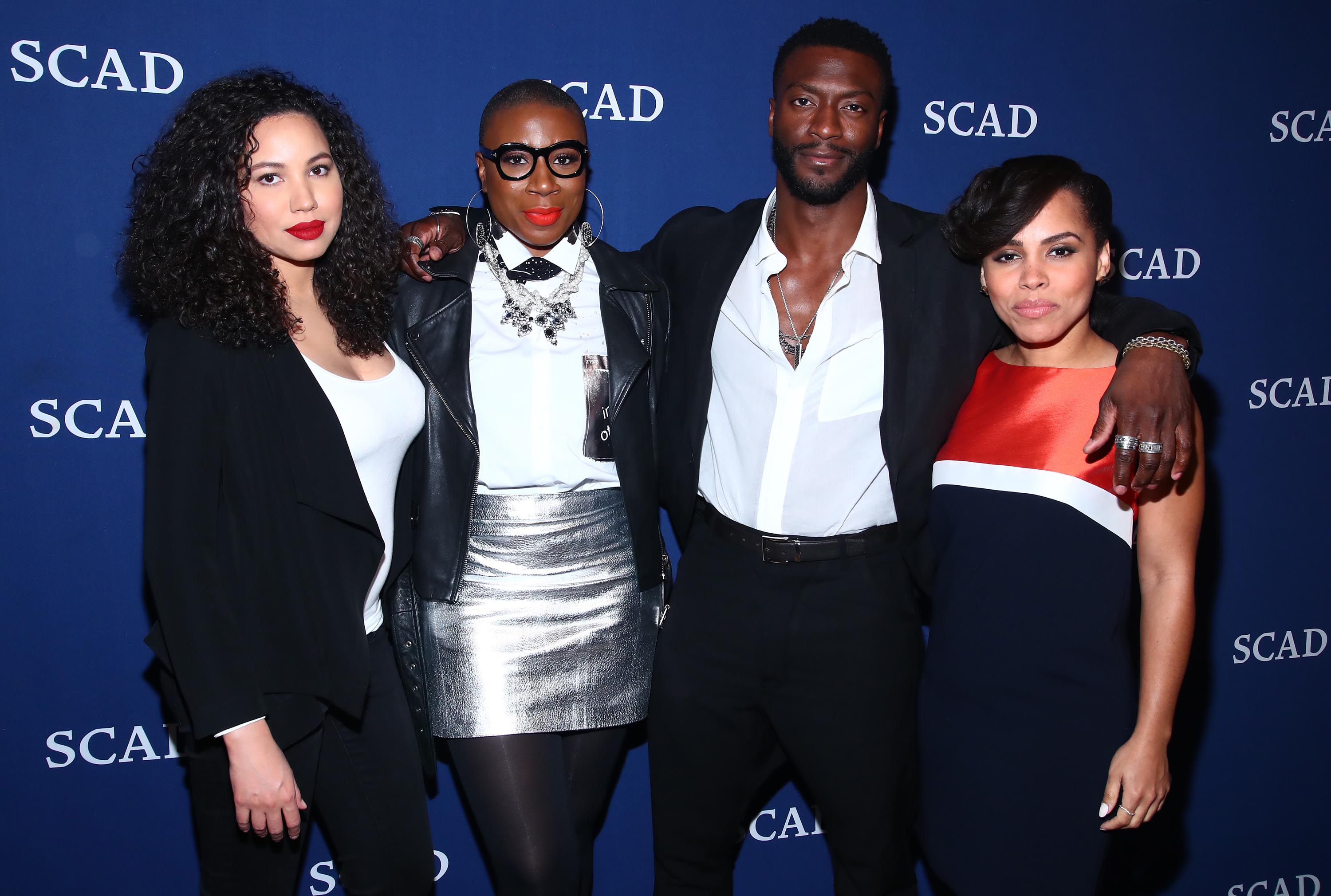 Aisha Hinds attends 5th Annual aTVfest at Four Seasons Hotel