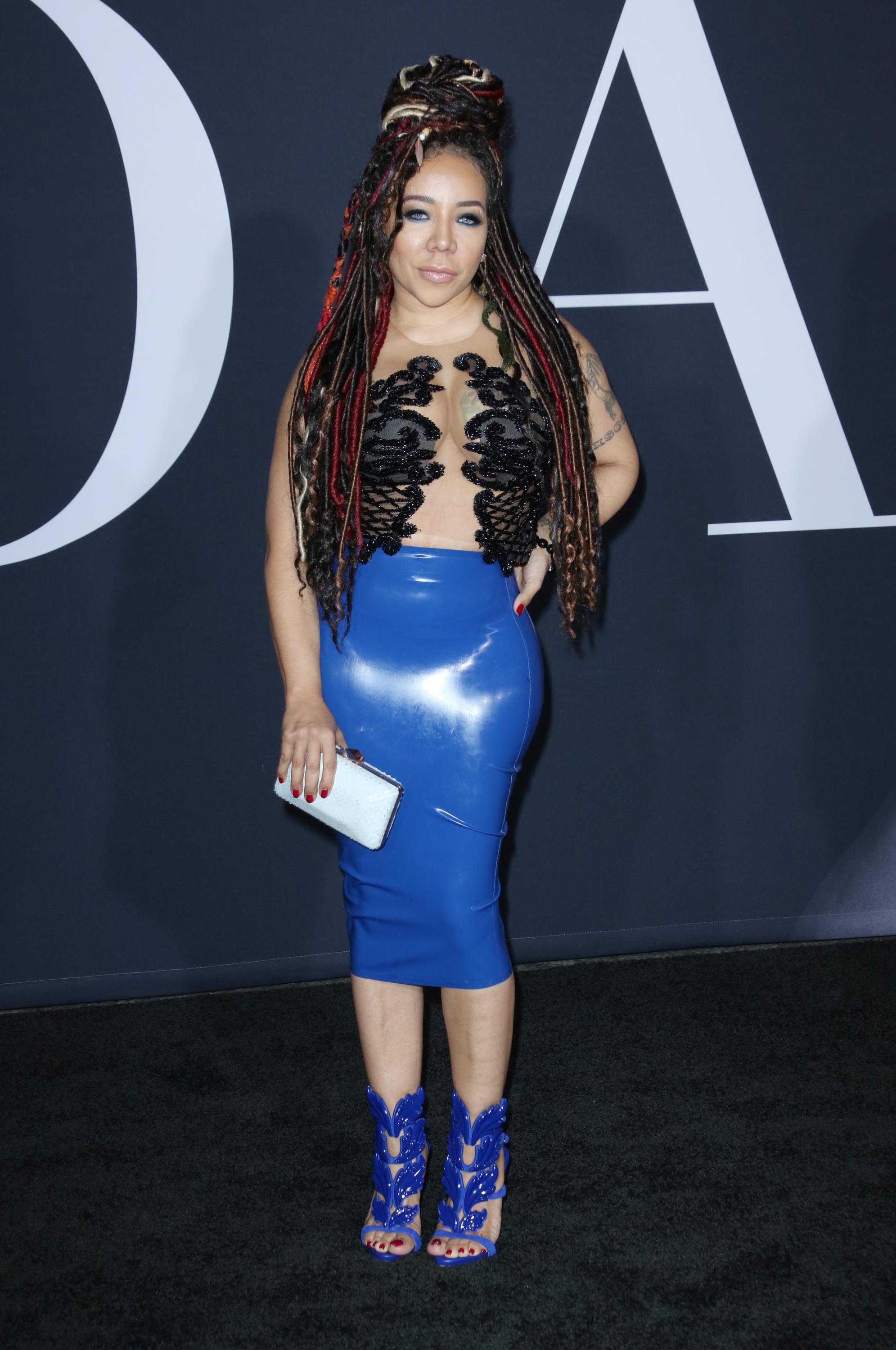Tameka Cottle arrives at the premiere of Universal Pictures’ ‘Fifty Shades Darker’