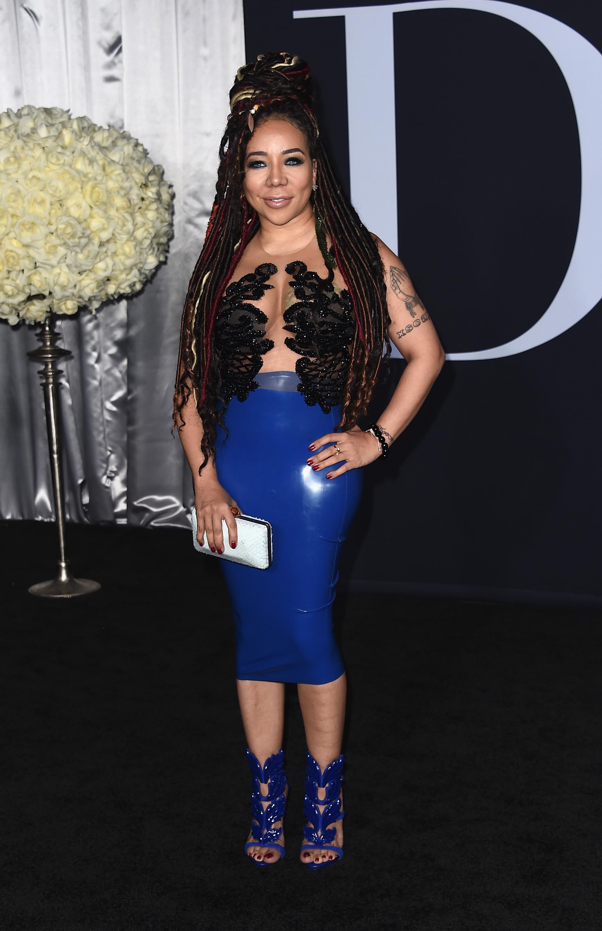 Tameka Cottle arrives at the premiere of Universal Pictures’ ‘Fifty Shades Darker’