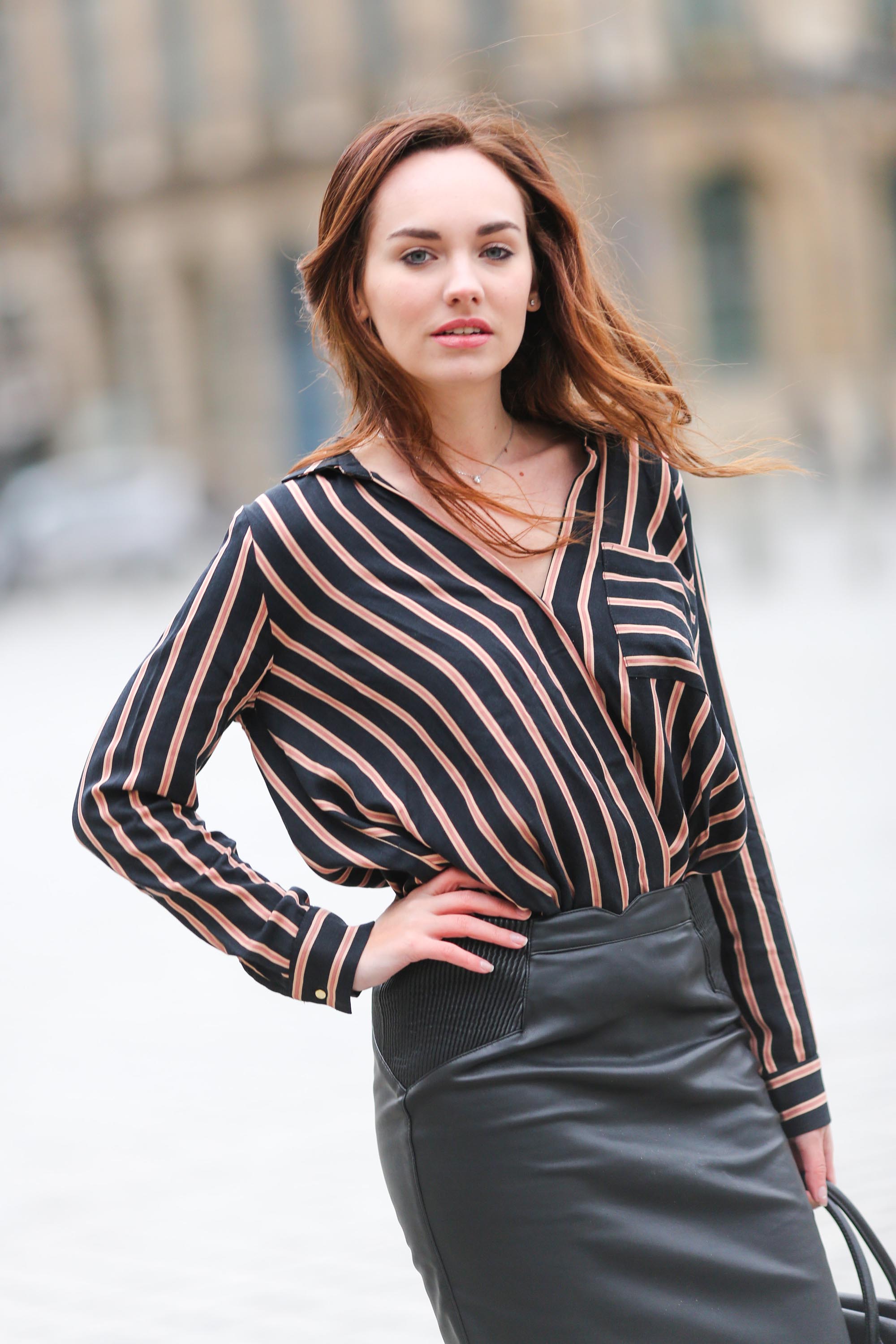 Ophelie Duvillard street style in Paris