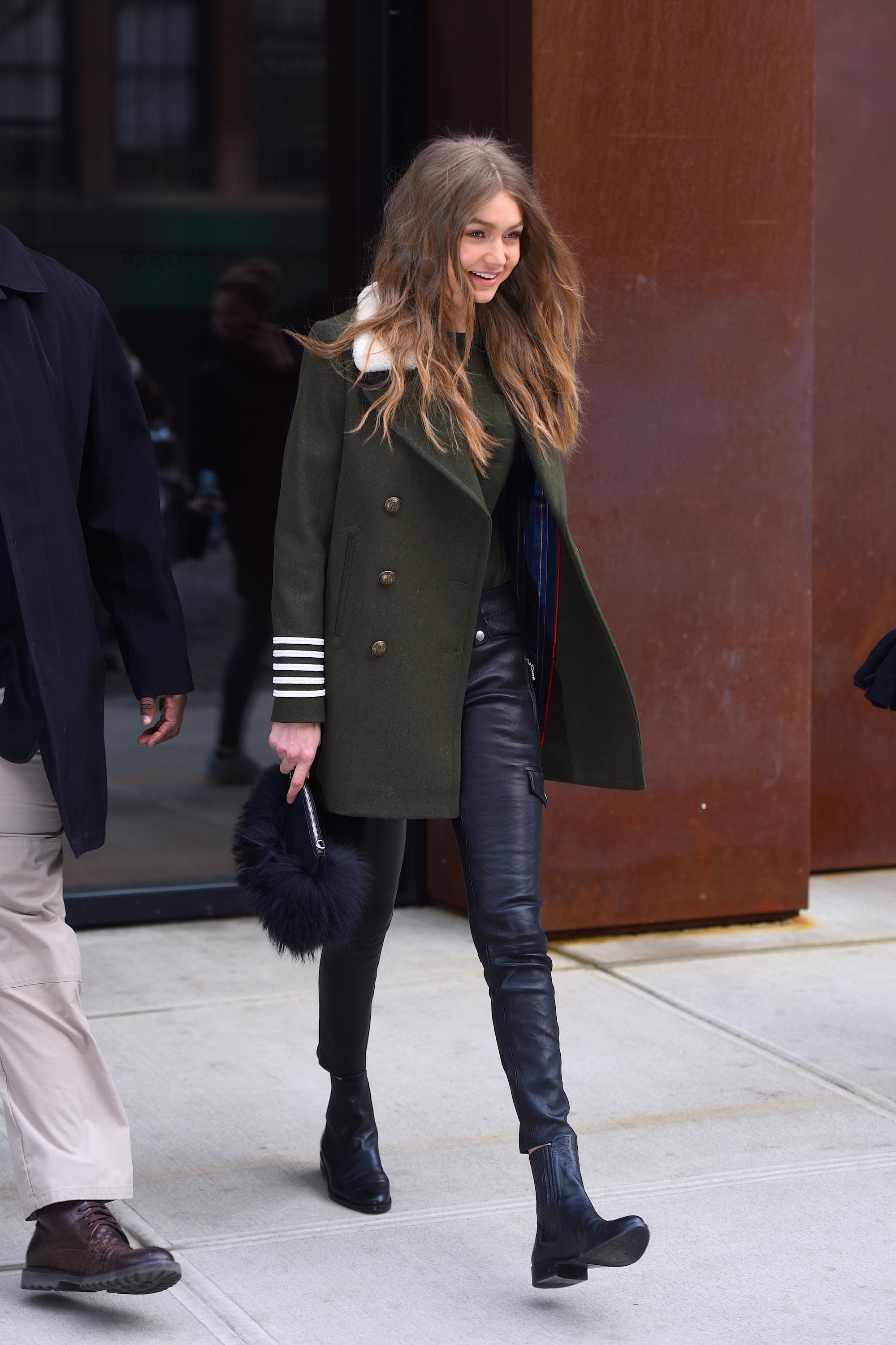 Gigi Hadid is seen in NYC