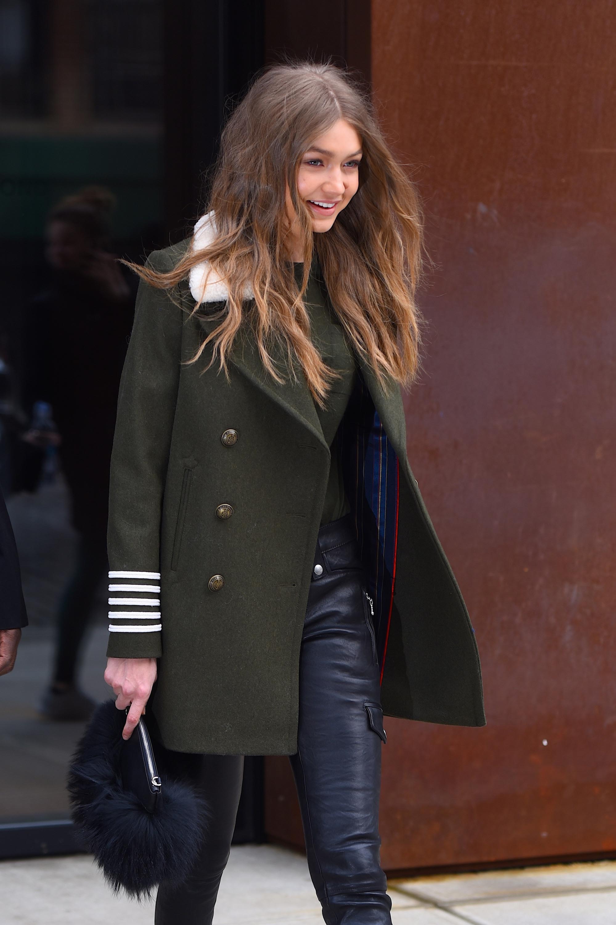 Gigi Hadid is seen in NYC