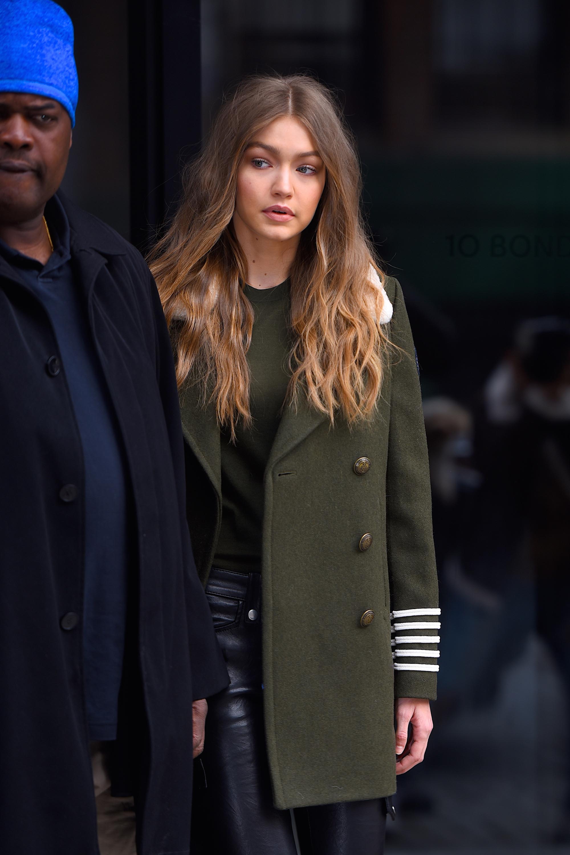 Gigi Hadid is seen in NYC