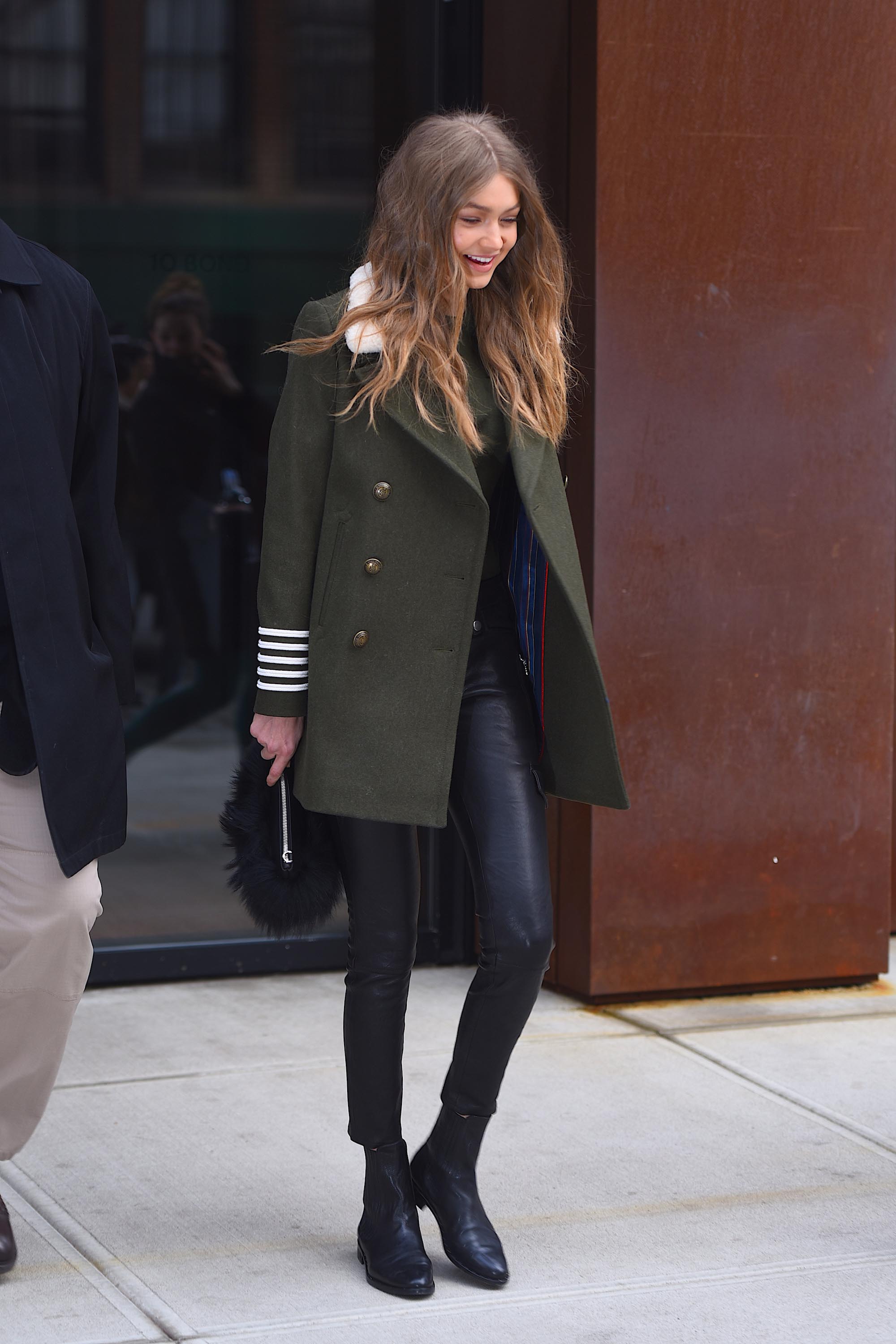 Gigi Hadid is seen in NYC