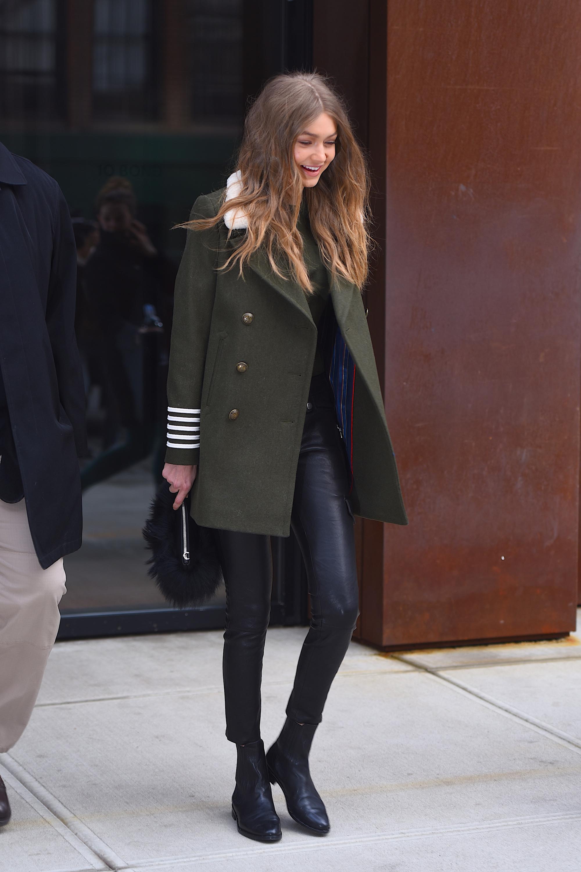 Gigi Hadid is seen in NYC