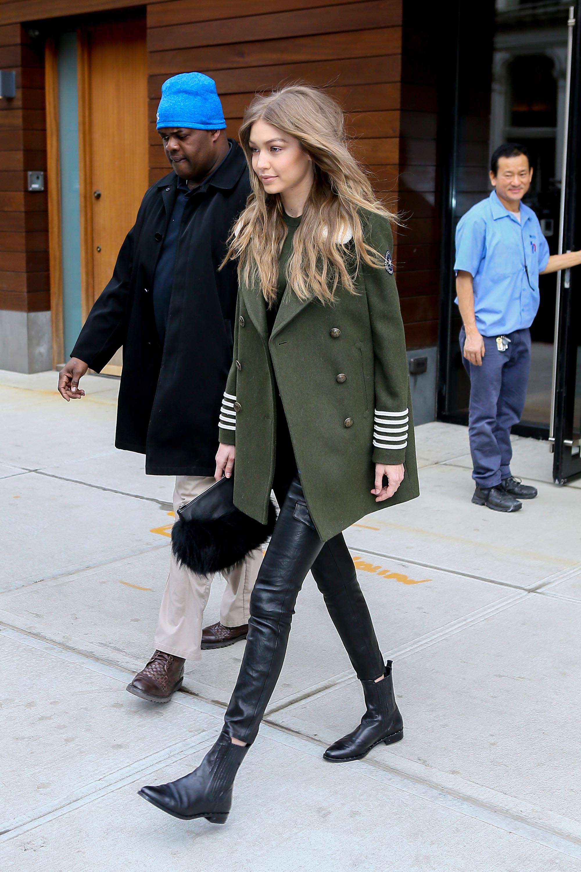 Gigi Hadid is seen in NYC